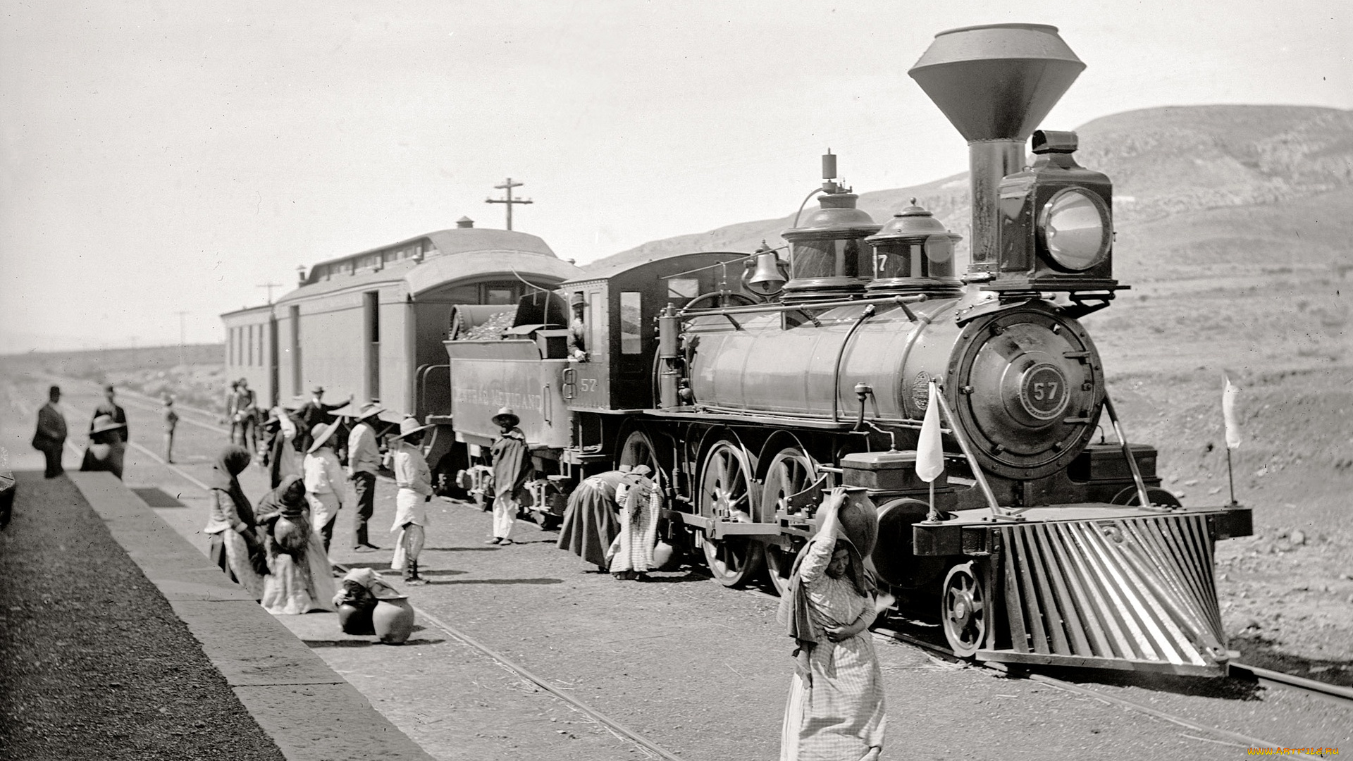 техника, паровозы, локомтив, поезд