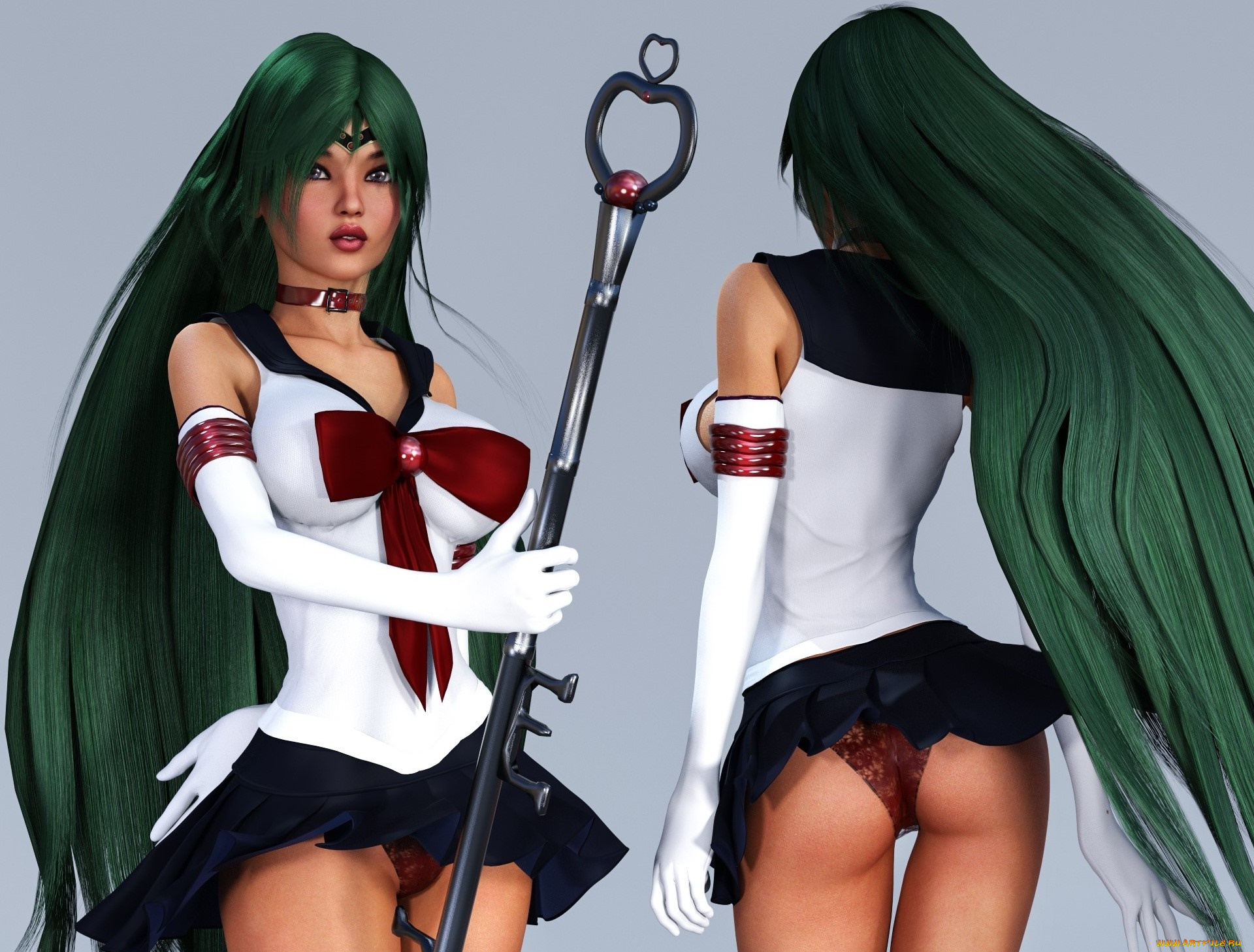 3д, графика, фантазия, , fantasy, девушка, взгляд, фон