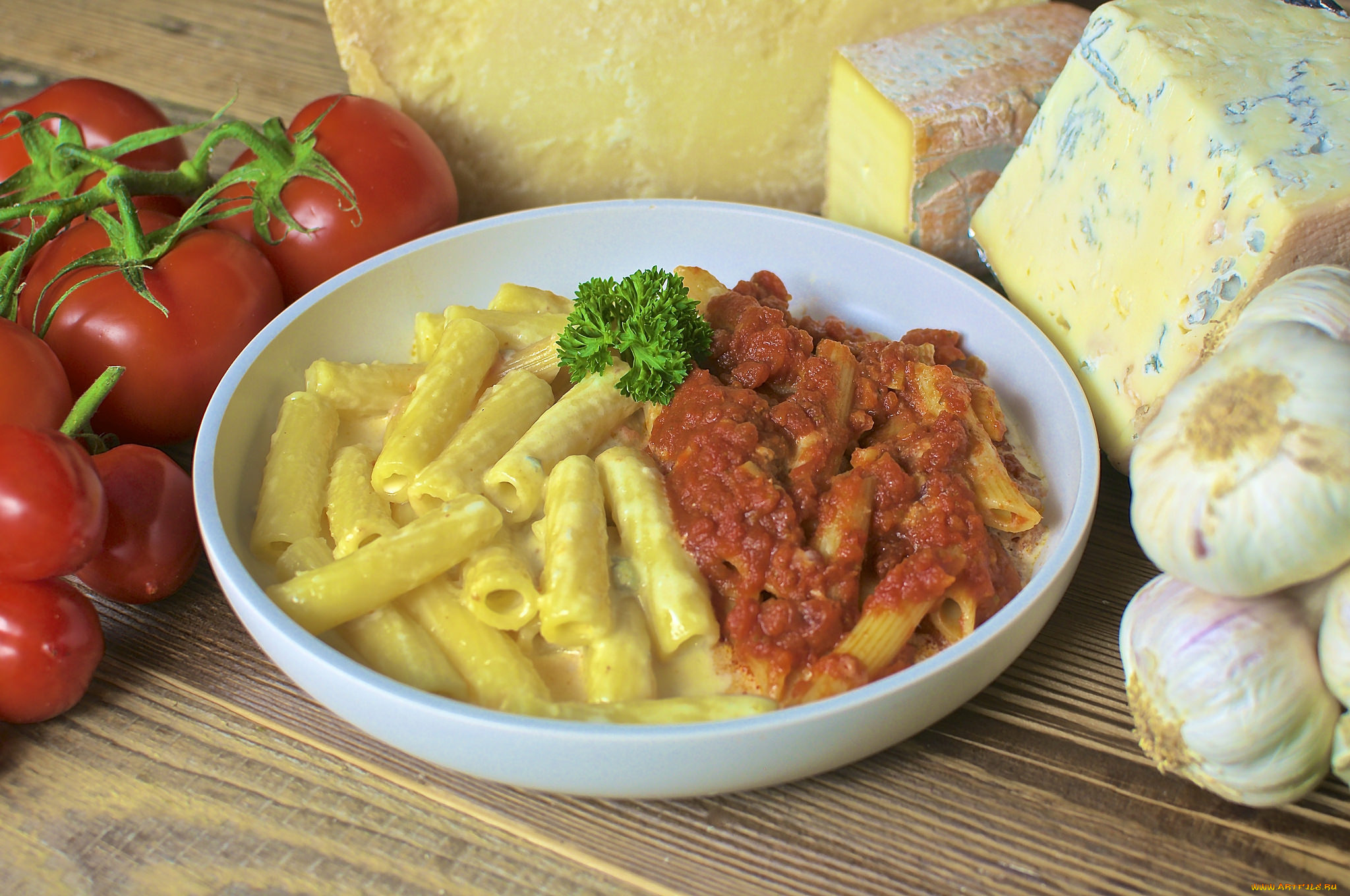 еда, макаронные, блюда, снедь, томаты, помидоры