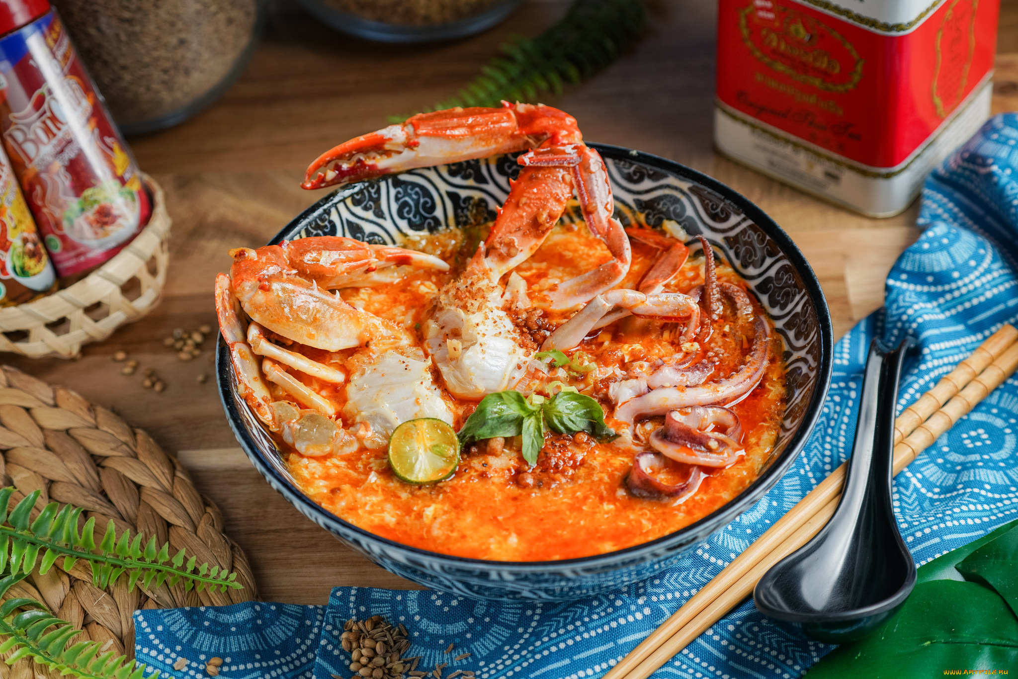 еда, рыбные, блюда, , с, морепродуктами, снедь