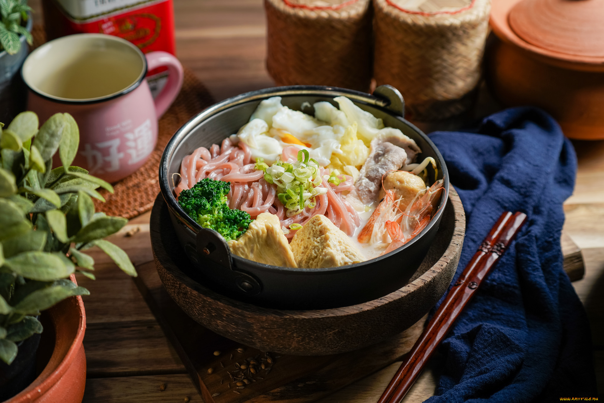 еда, рыбные, блюда, , с, морепродуктами, снедь