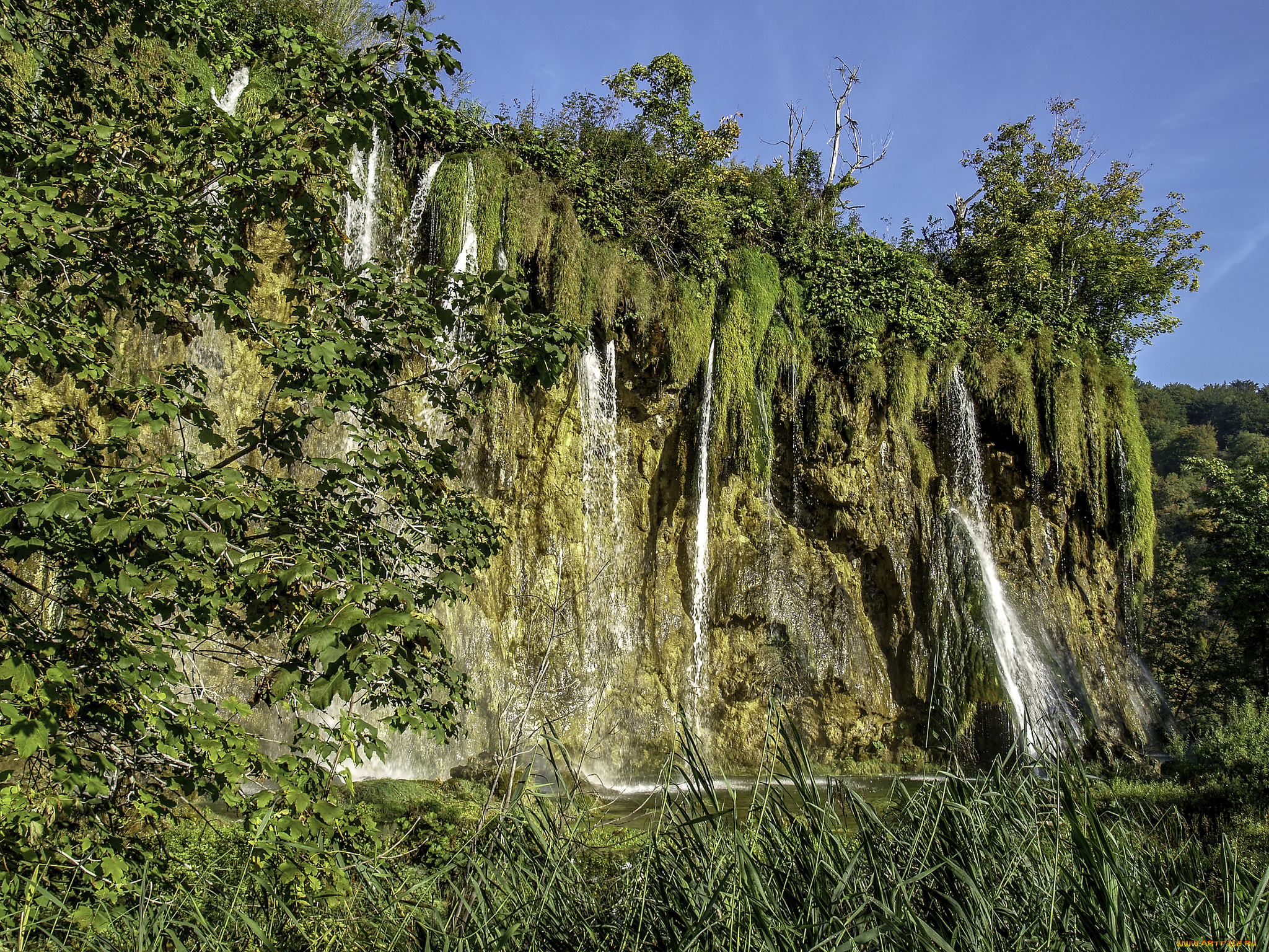 природа, водопады, простор
