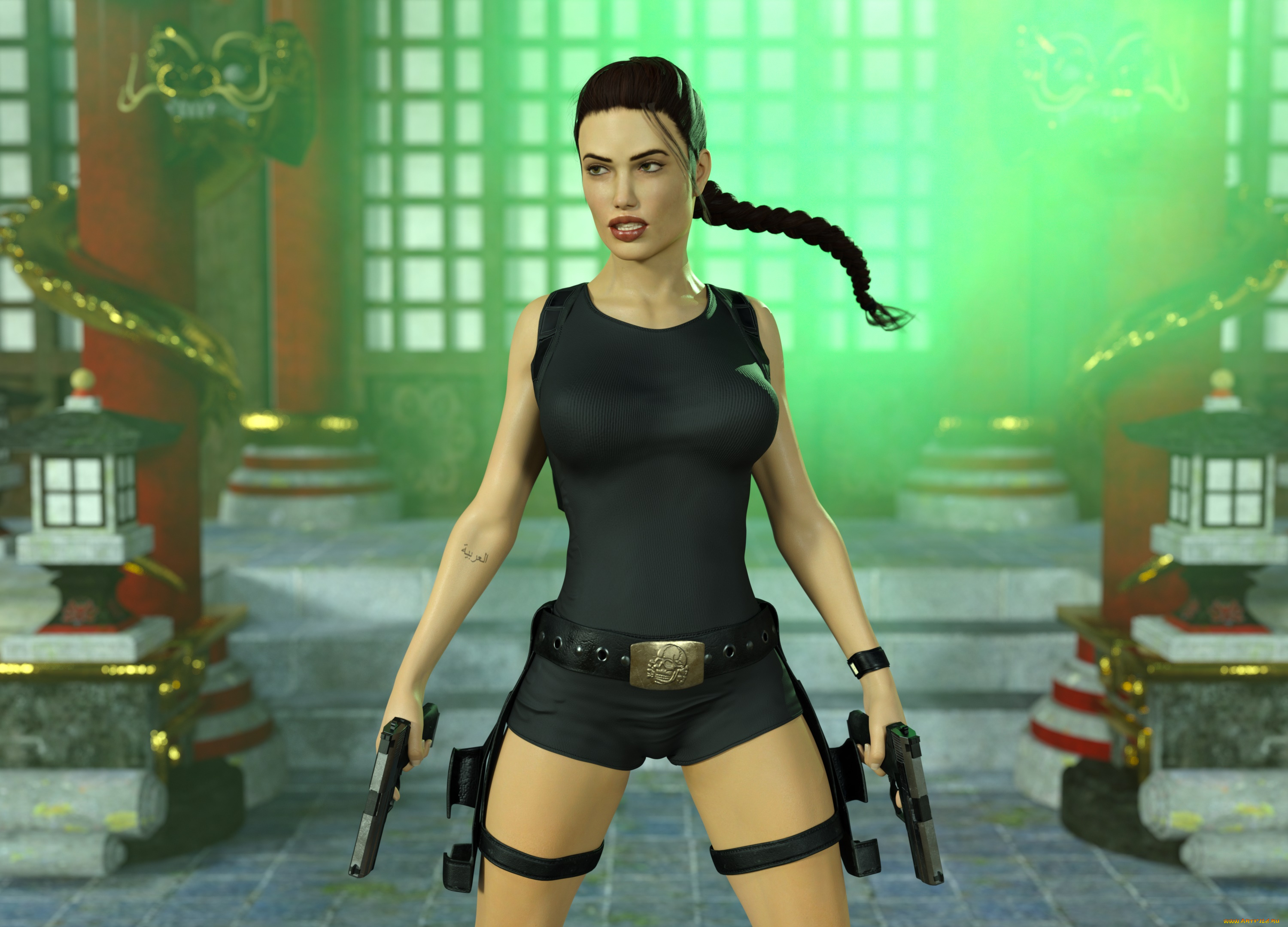 3д, графика, фантазия, , fantasy, фон, взгляд, девушка