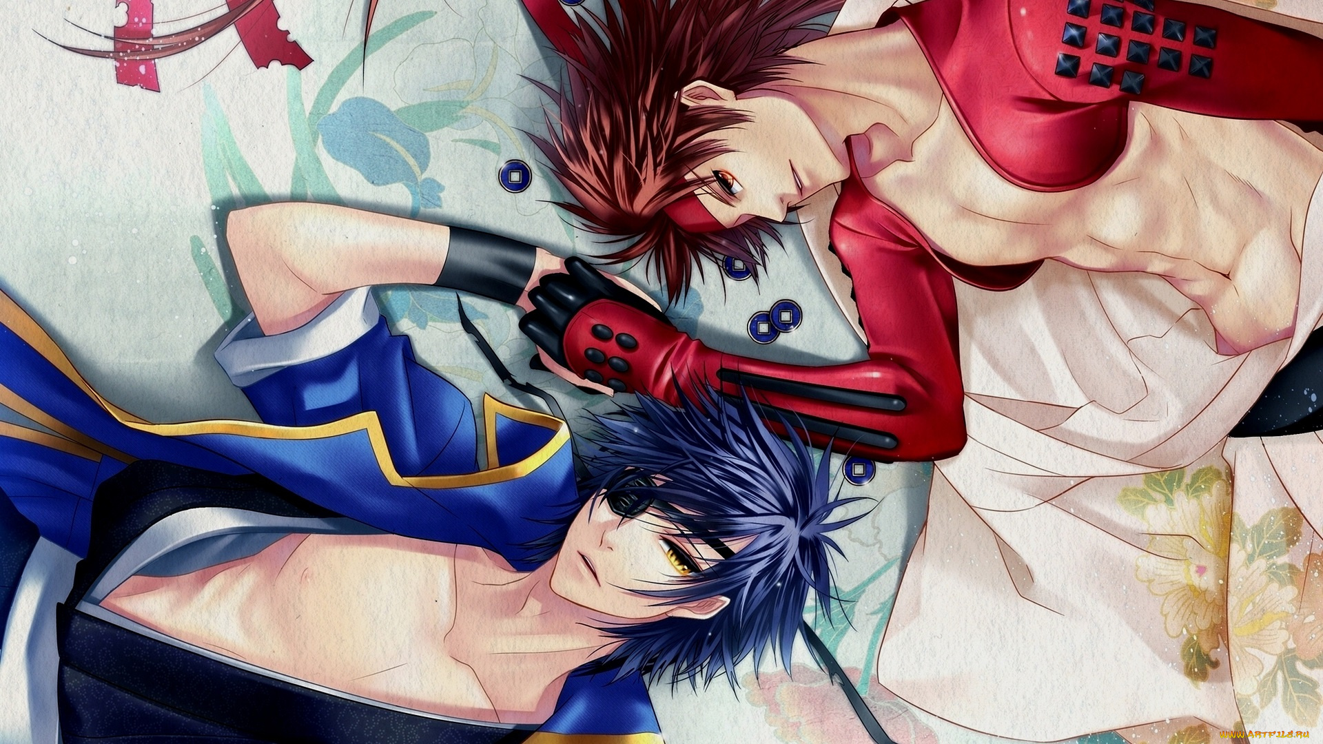 аниме, sengoku, basara, парни