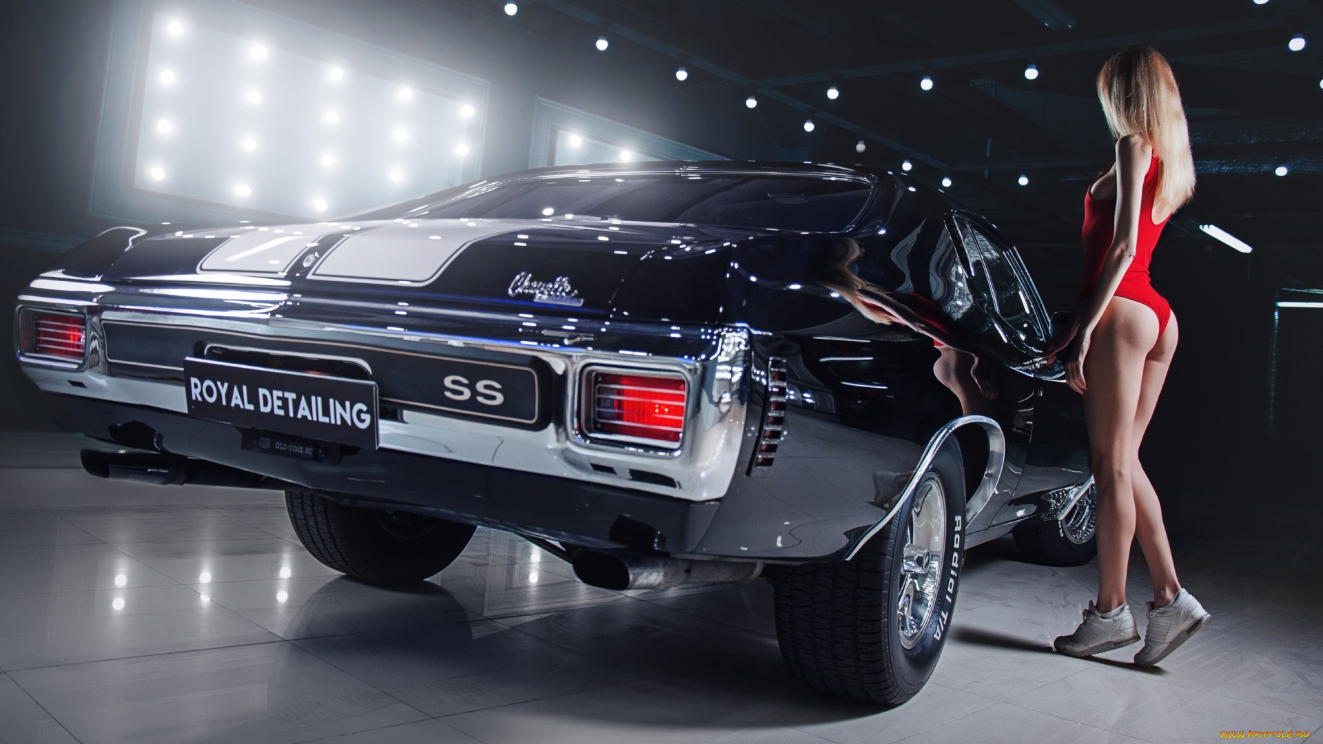 автомобили, -авто, с, девушками, chevrolet, chevelle, ss