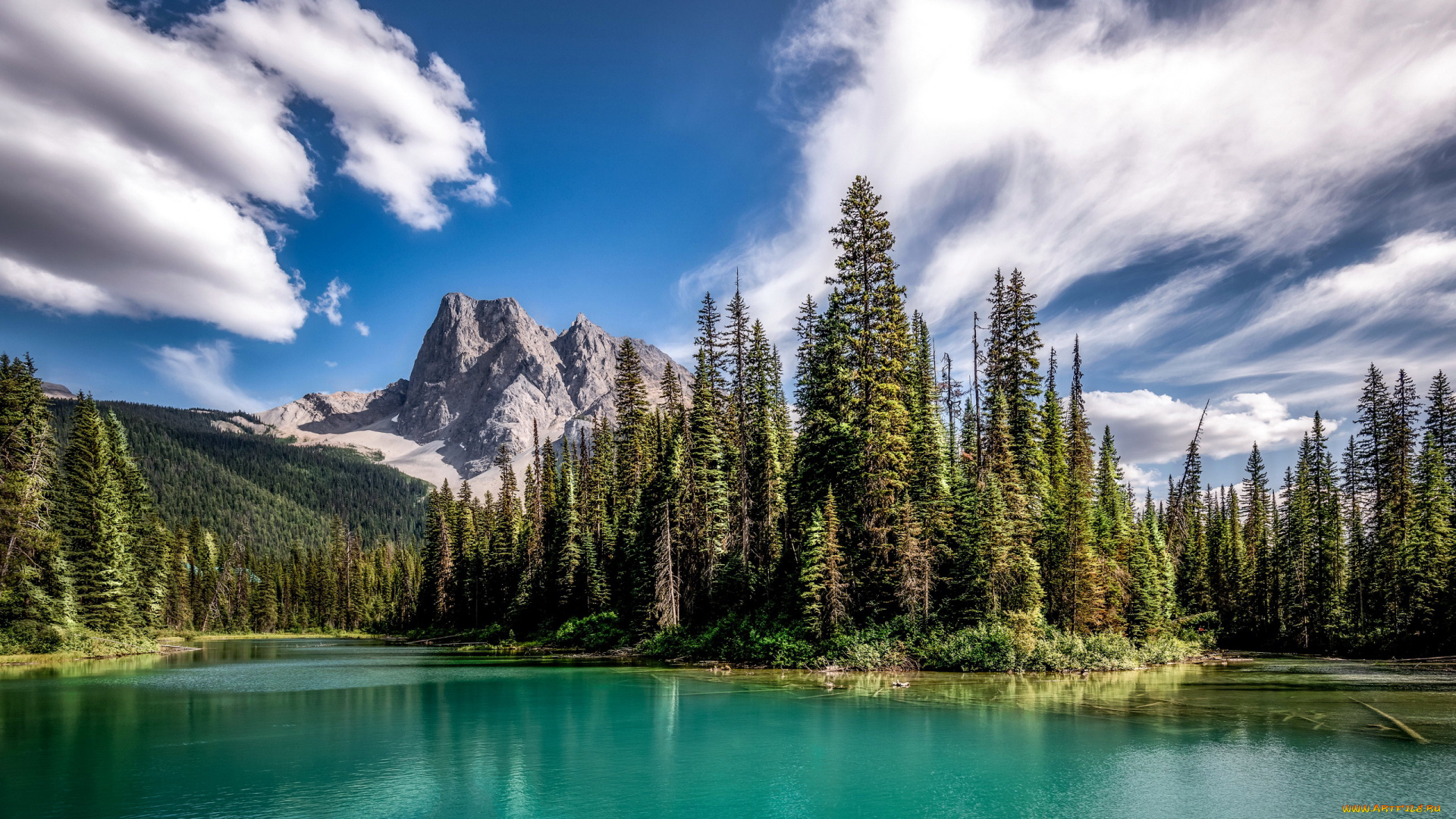 природа, реки, озера, горы, озеро, лес