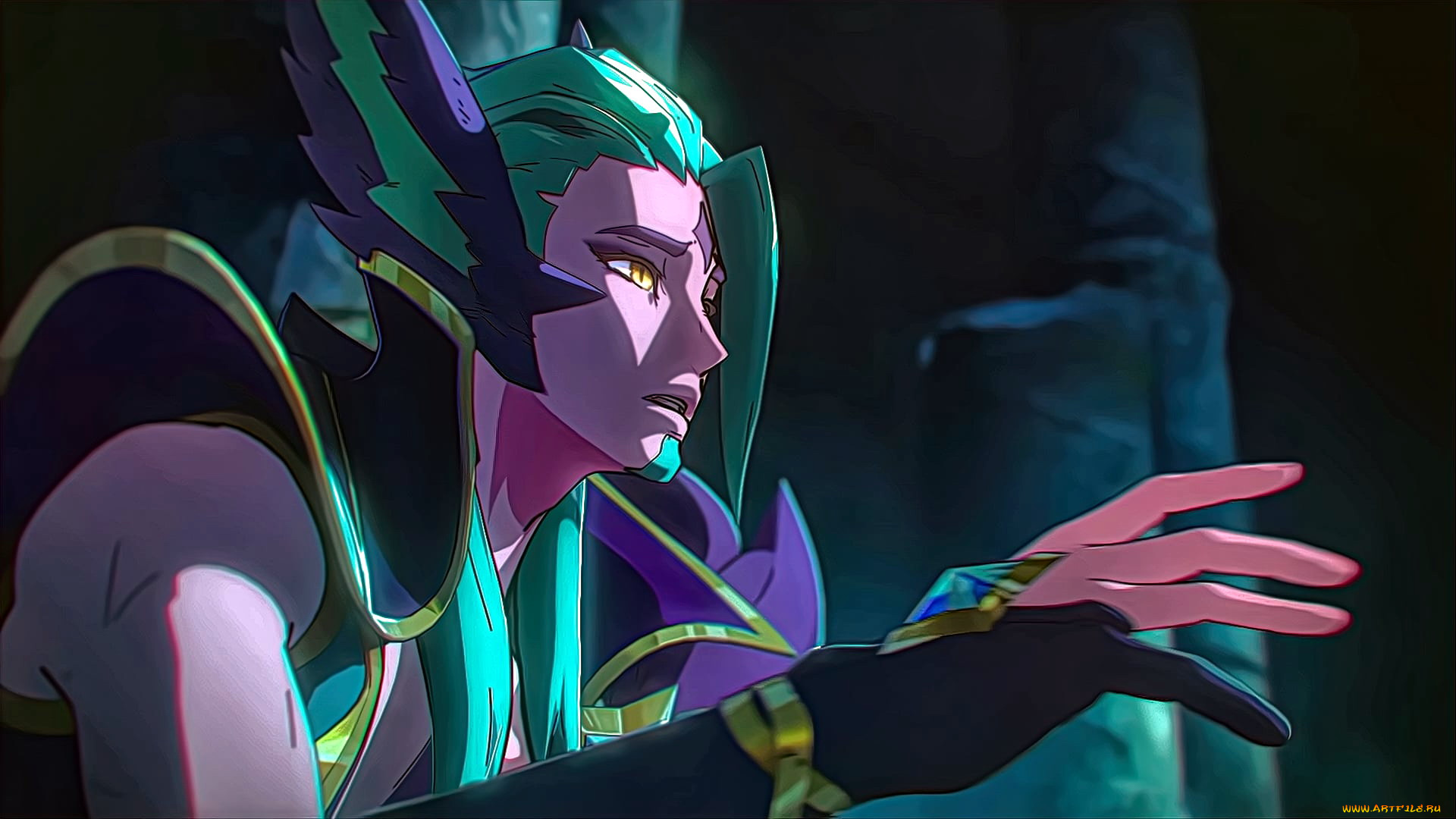 видео, игры, league, of, legends, rakan, жест