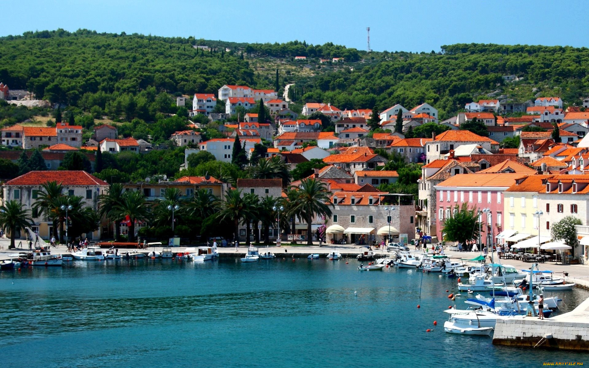 hvar, croatia, города, -, улицы, , площади, , набережные, hvar, croatia