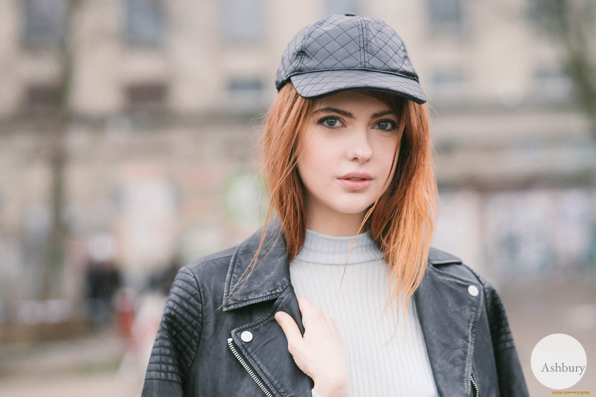 девушки, ebba, zingmark, кепка, рыжая, куртка, косуха