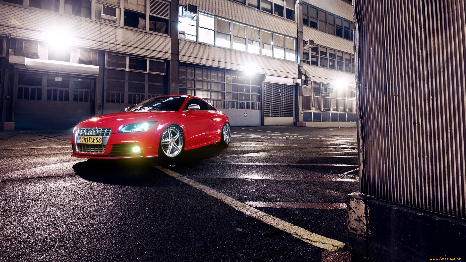 audi, tt, автомобили, audi, красный, здания