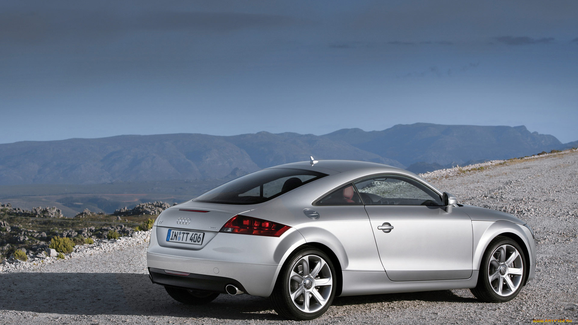 audi, tt, автомобили, audi, серебристый, горы