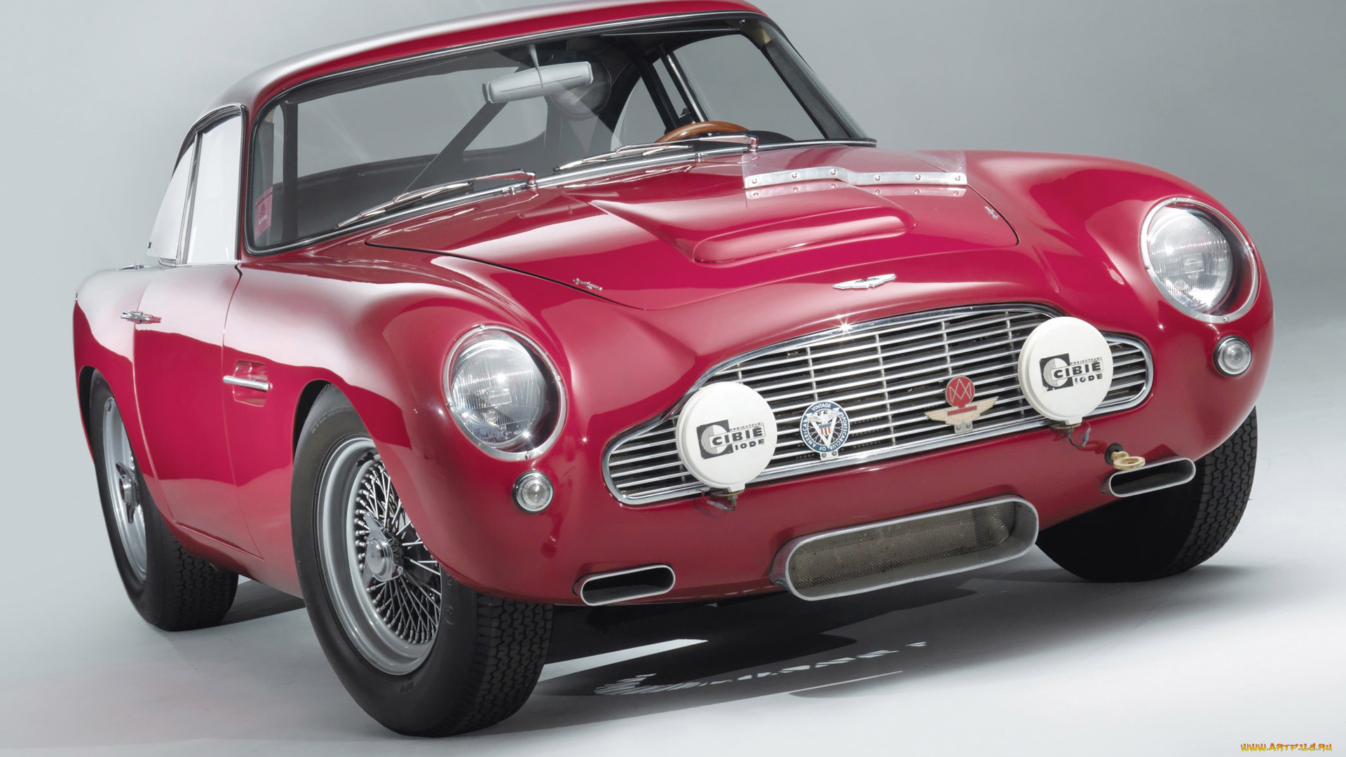 автомобили, aston, martin, красный, ретро