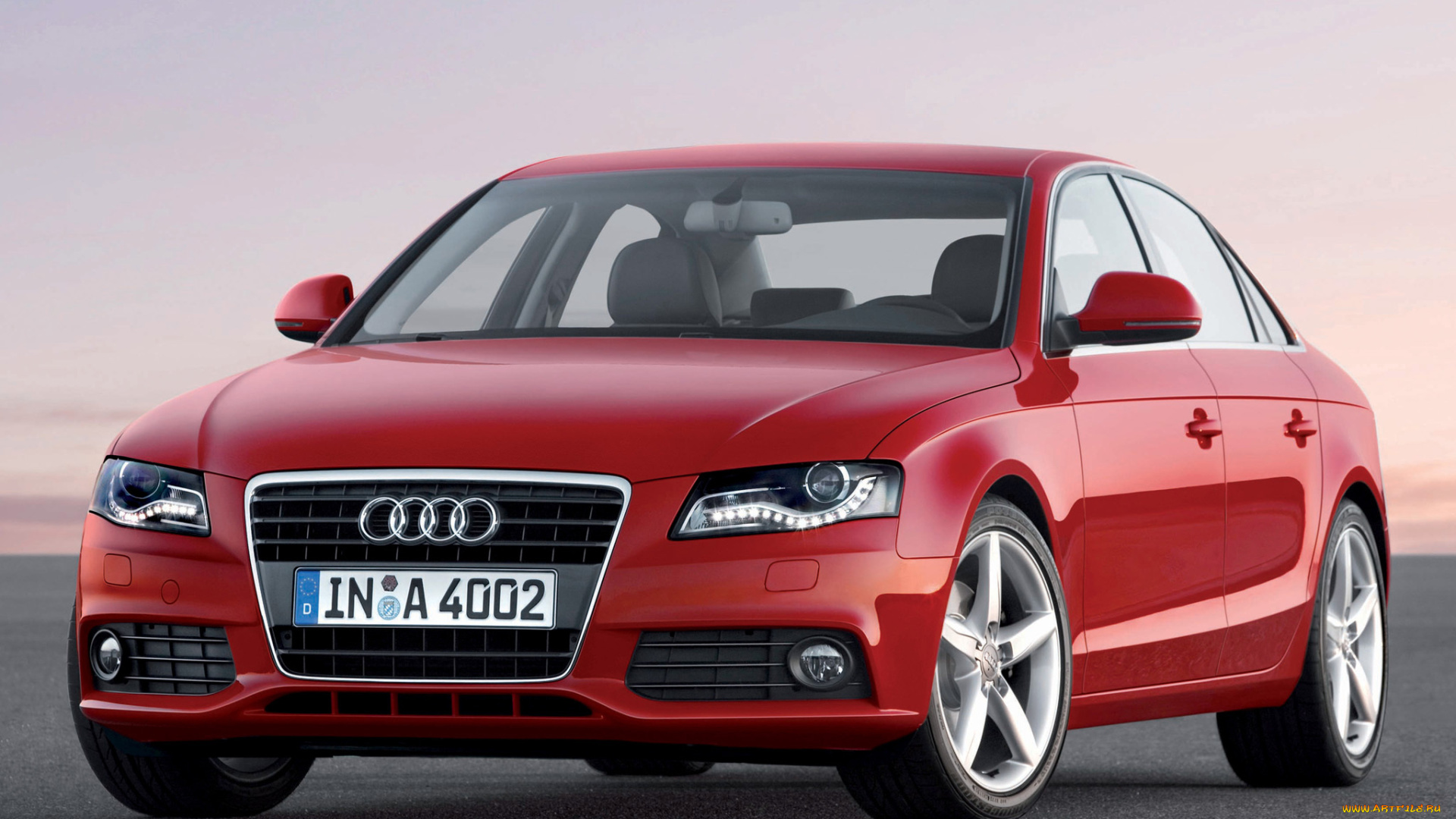 автомобили, audi, красный