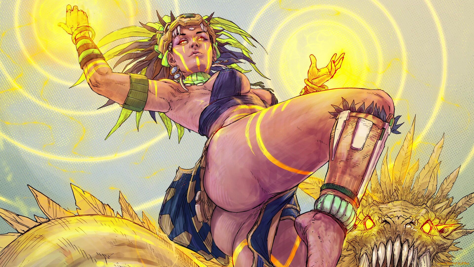 фэнтези, красавицы, и, чудовища, девушка, и, дракон