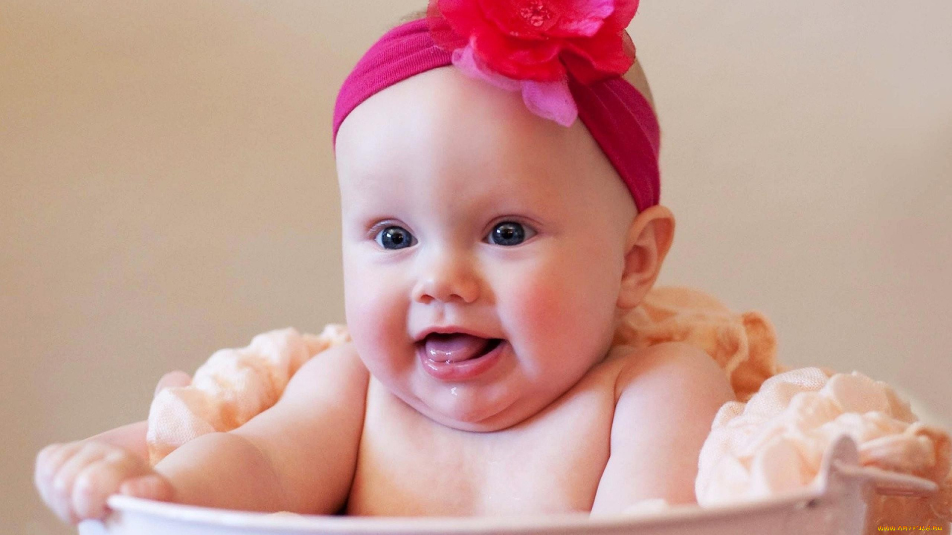 разное, дети, ребенок, бант, ведро