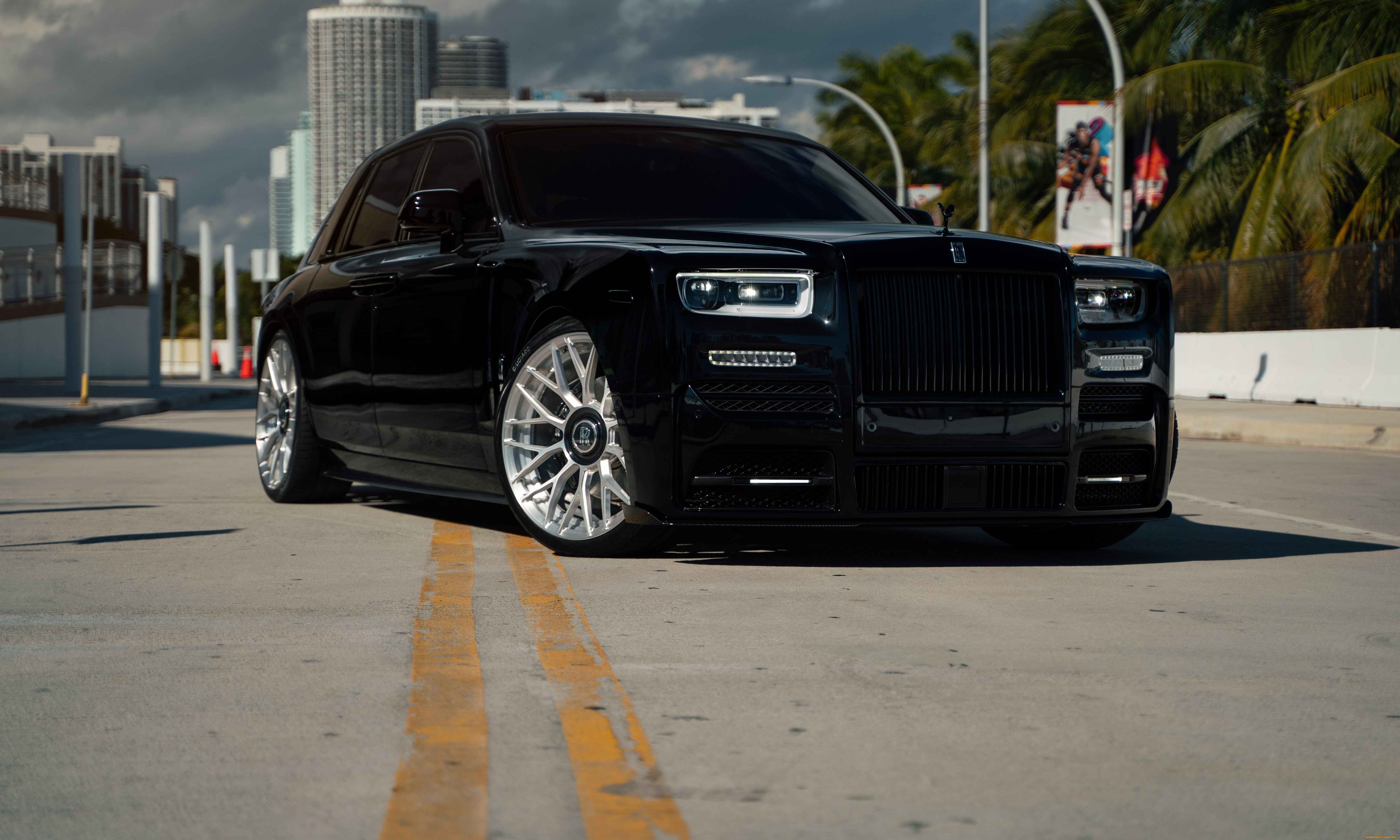 автомобили, rolls-royce, black, road, luxury