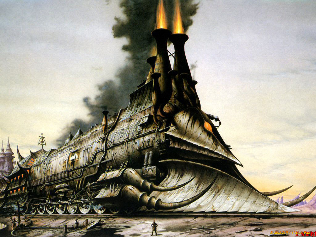 фэнтези, роботы, киборги, механизмы