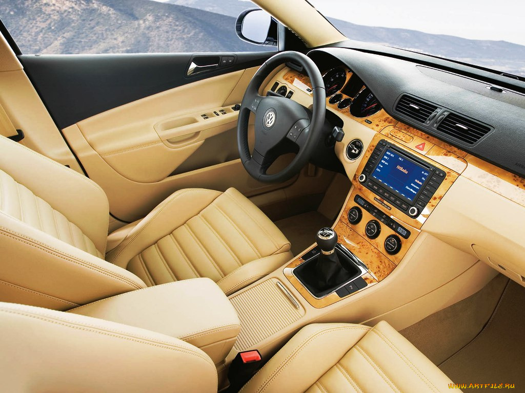 vw, passat, variant, 2006, автомобили, интерьеры