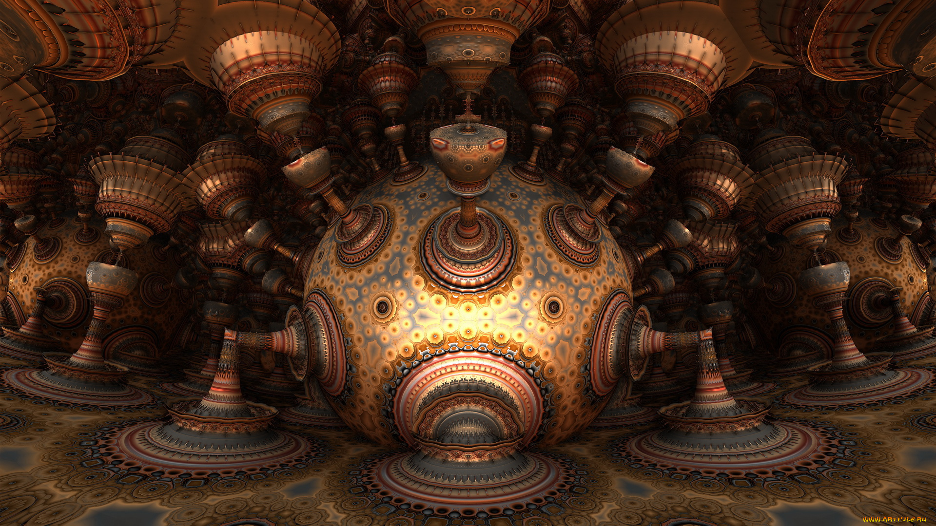 3д, графика, fractal, фракталы