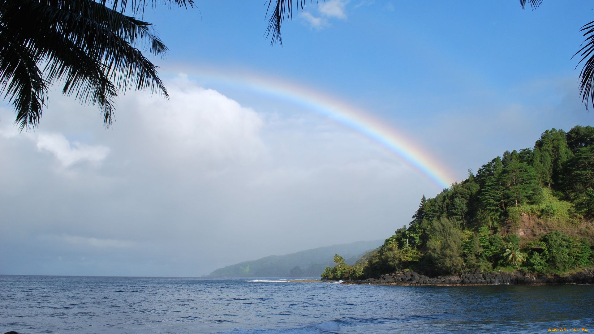 природа, радуга