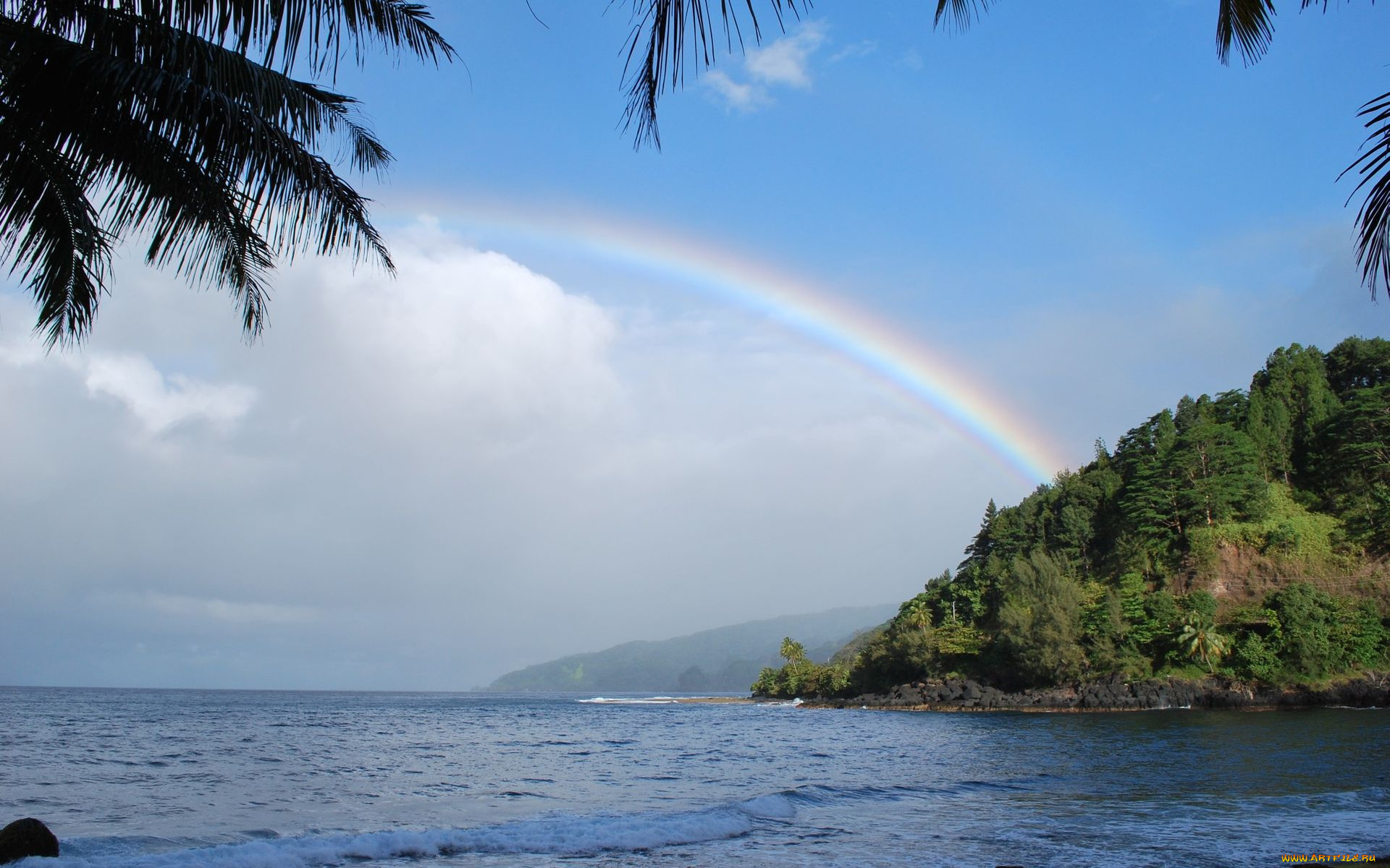 природа, радуга