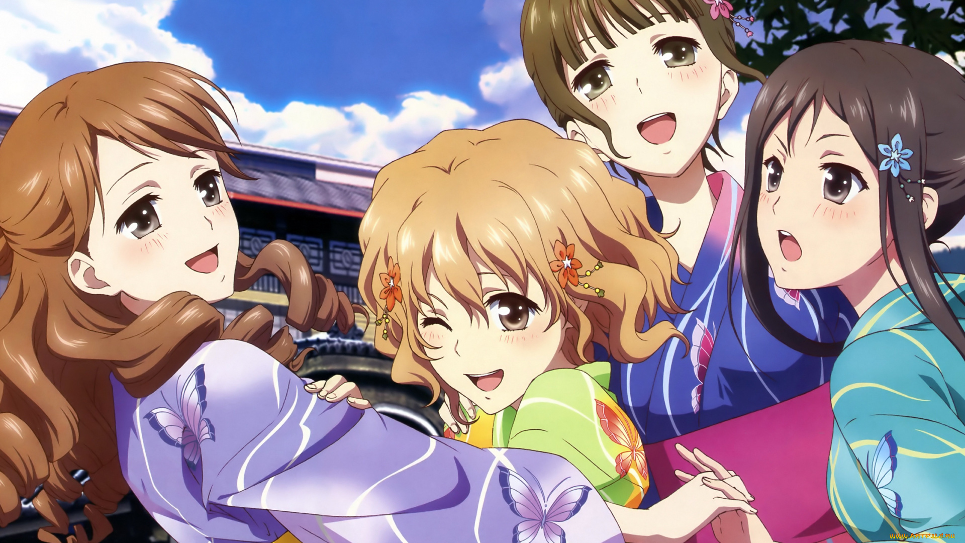 аниме, hana, saku, iroha, hana-saku