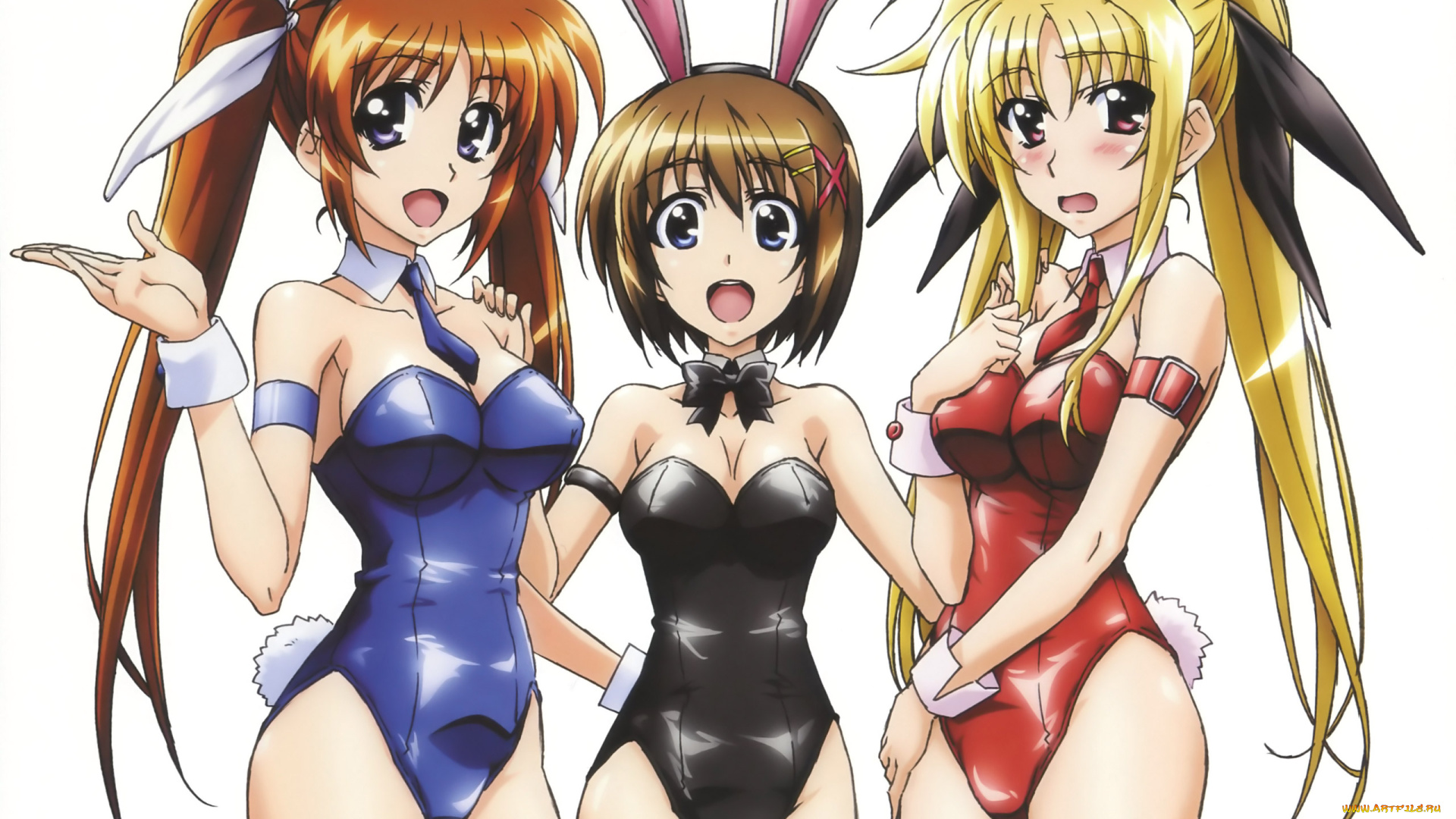 аниме, mahou, shoujo, lyrical, nanoha