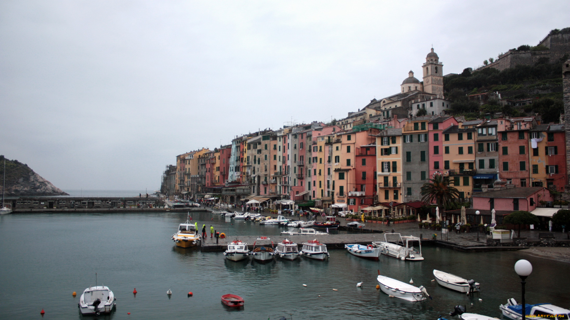 города, амальфийское, лигурийское, побережье, италия, riomaggiore