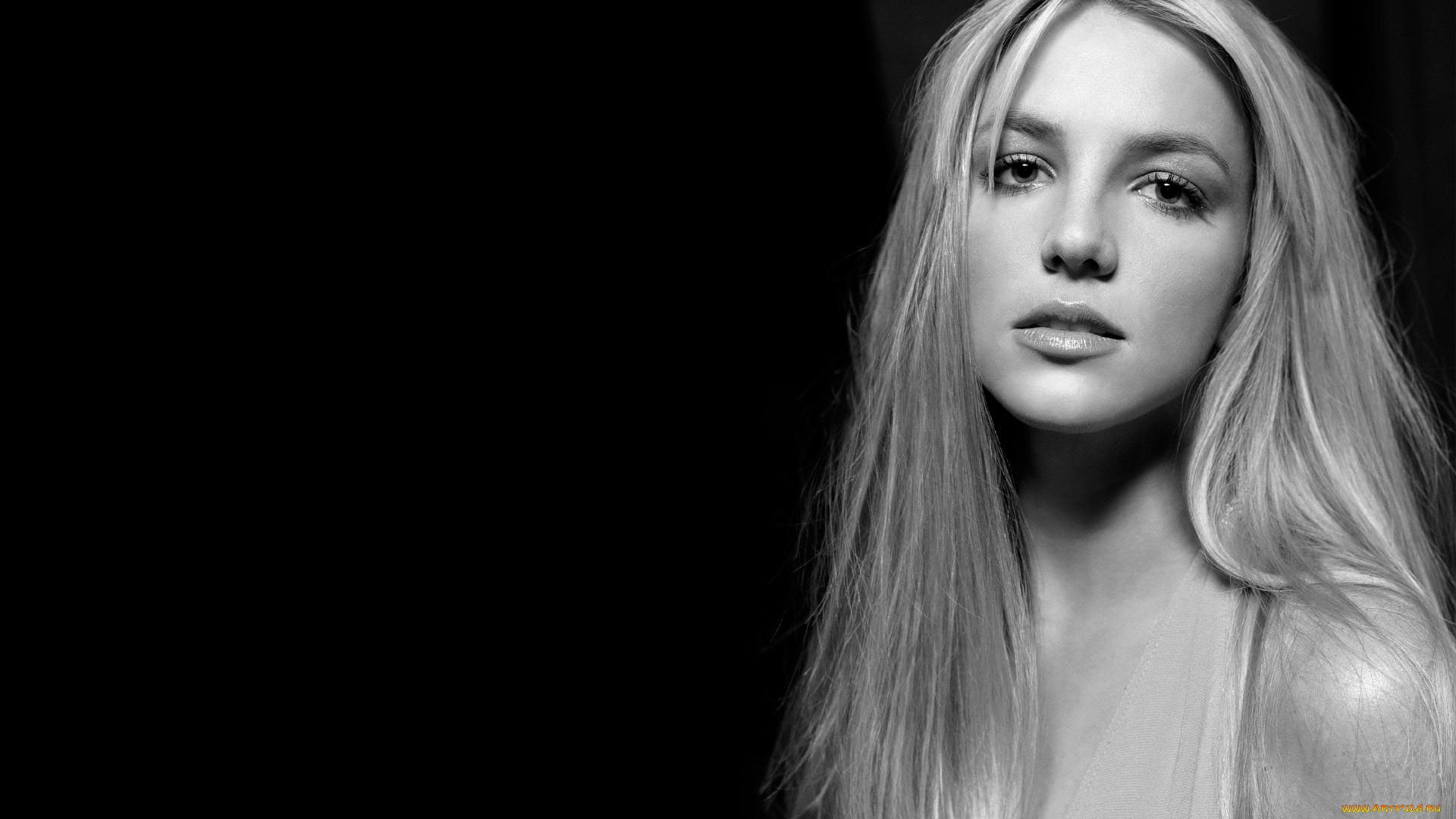 музыка, britney, spears, черно-белое, фото