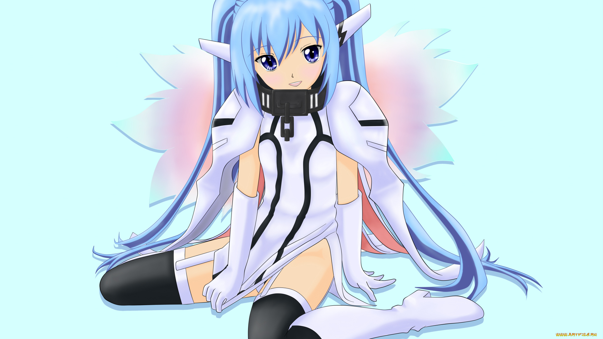 nymph, аниме, sora, no, otoshimono