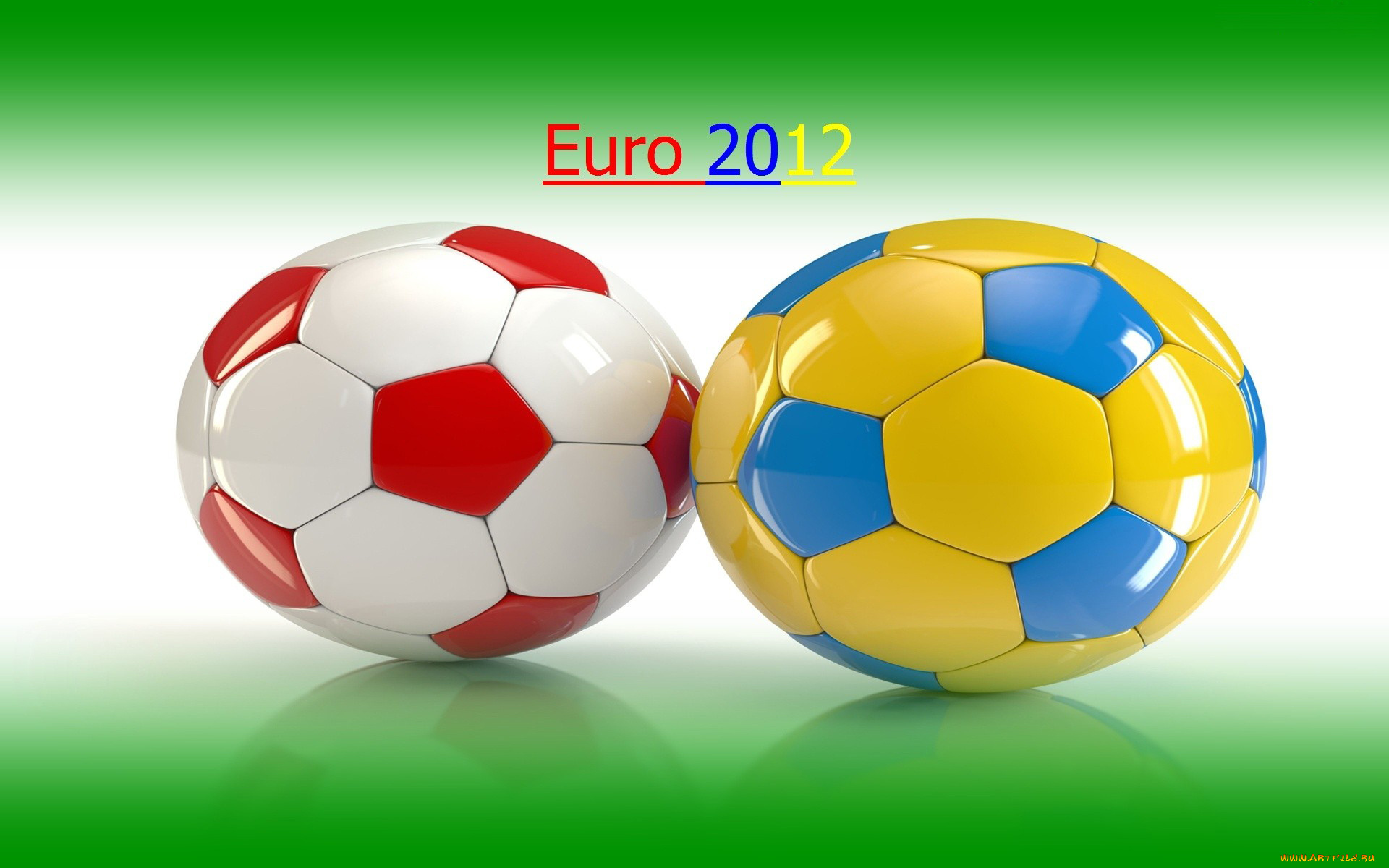 спорт, 3d, рисованные, euro, 2012
