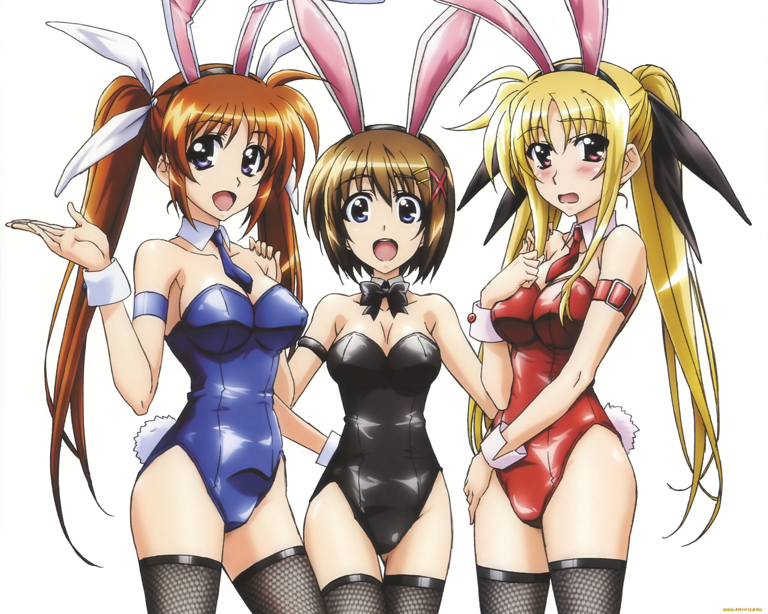 аниме, mahou, shoujo, lyrical, nanoha