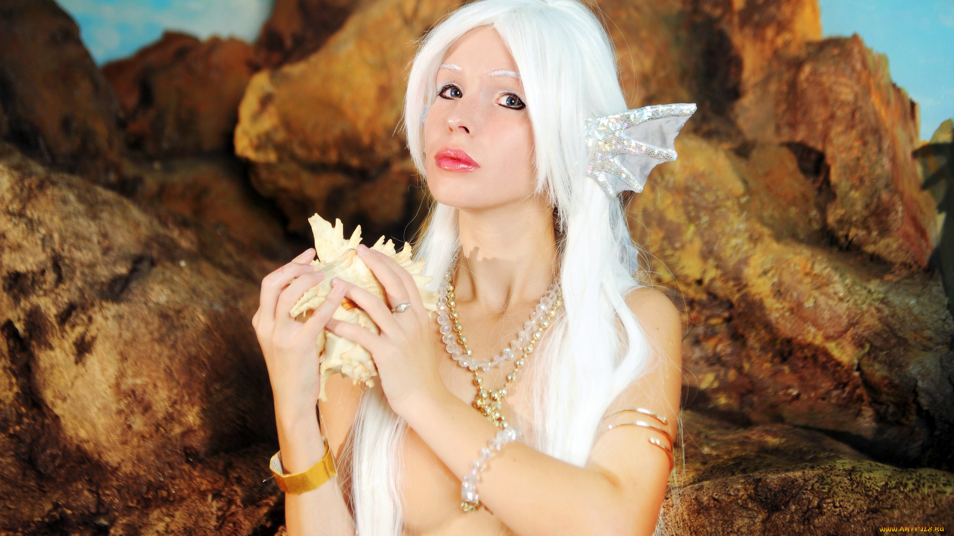 -Unsort, Креатив, девушки, unsort, креатив, ракушка