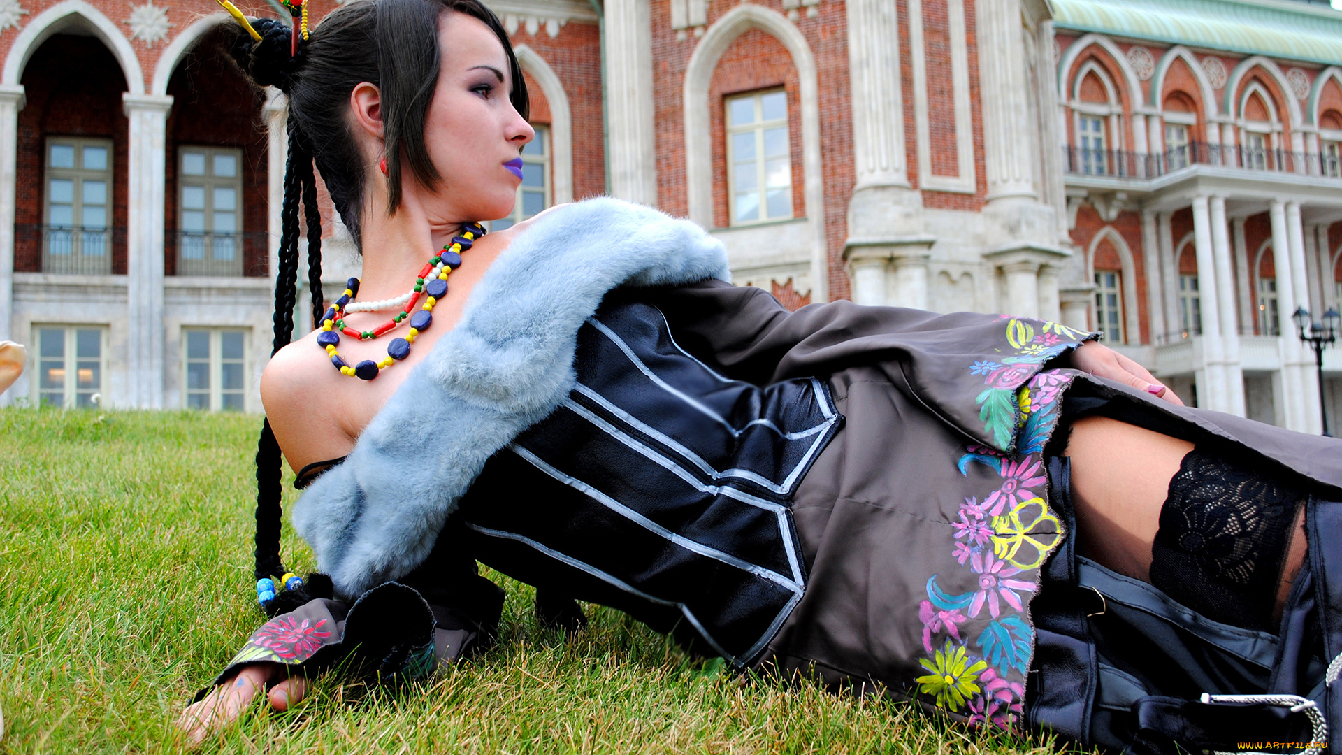 -Unsort, Креатив, девушки, unsort, креатив, трава