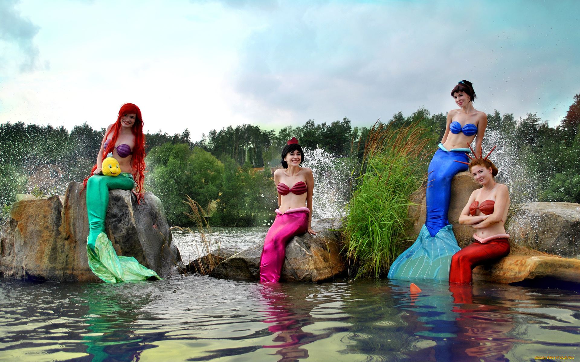 -Unsort, Креатив, девушки, unsort, креатив, русалки