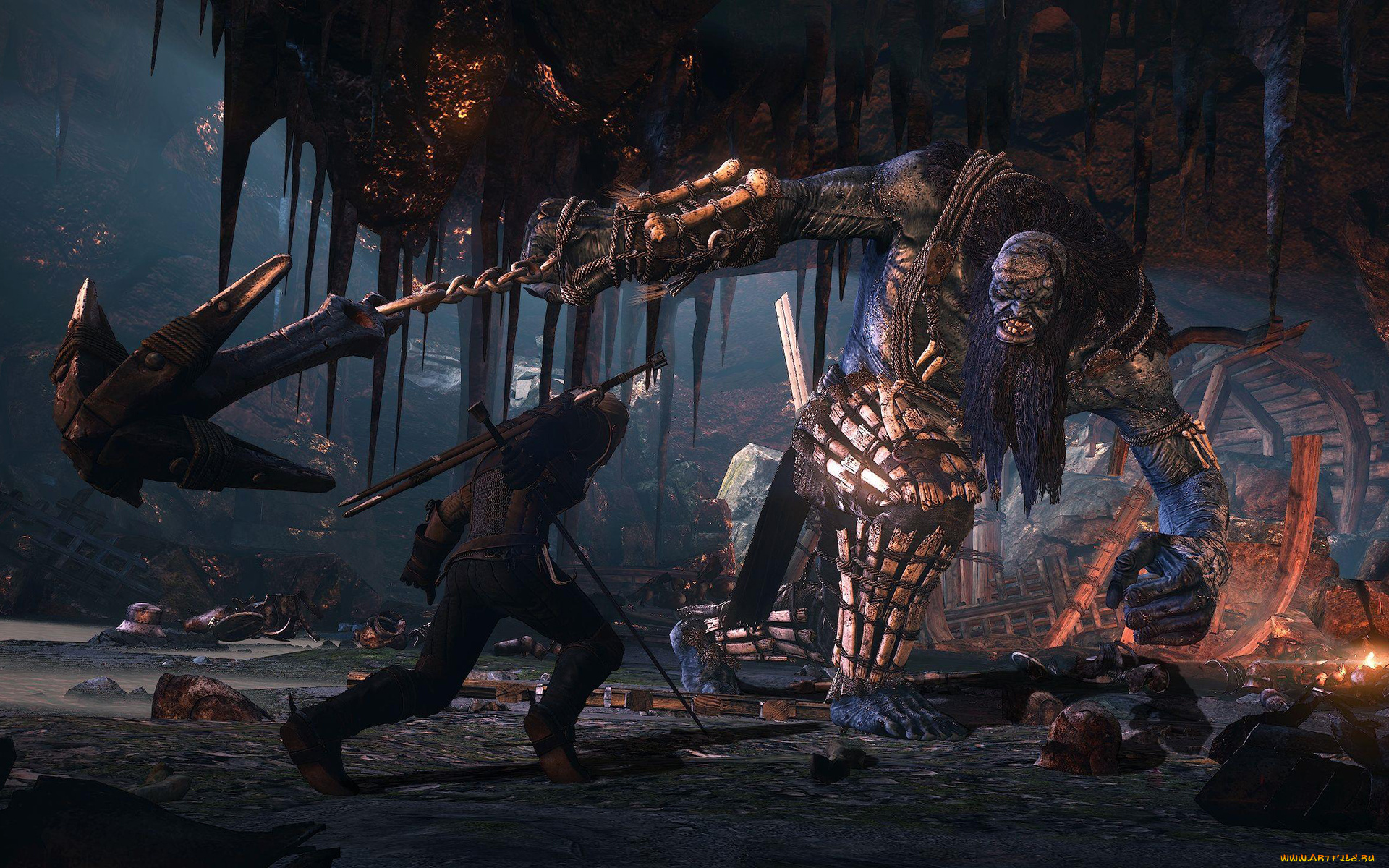 the, witcher, wild, hunt, видео, игры, сражение