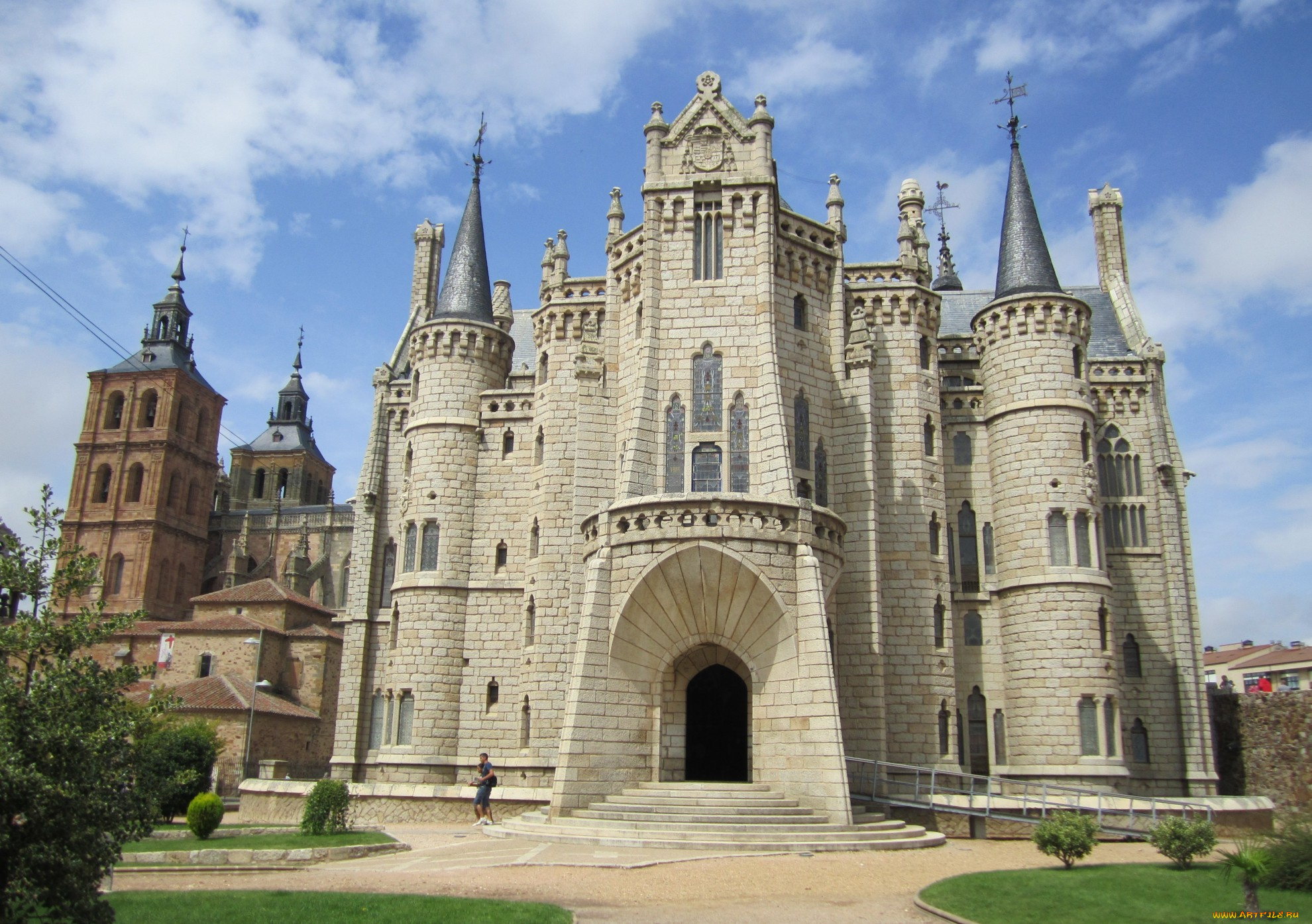 catedral, santa, mar&, 237, del, camino, города, католические, соборы, костелы, аббатства, католический, собор, испания, асторга