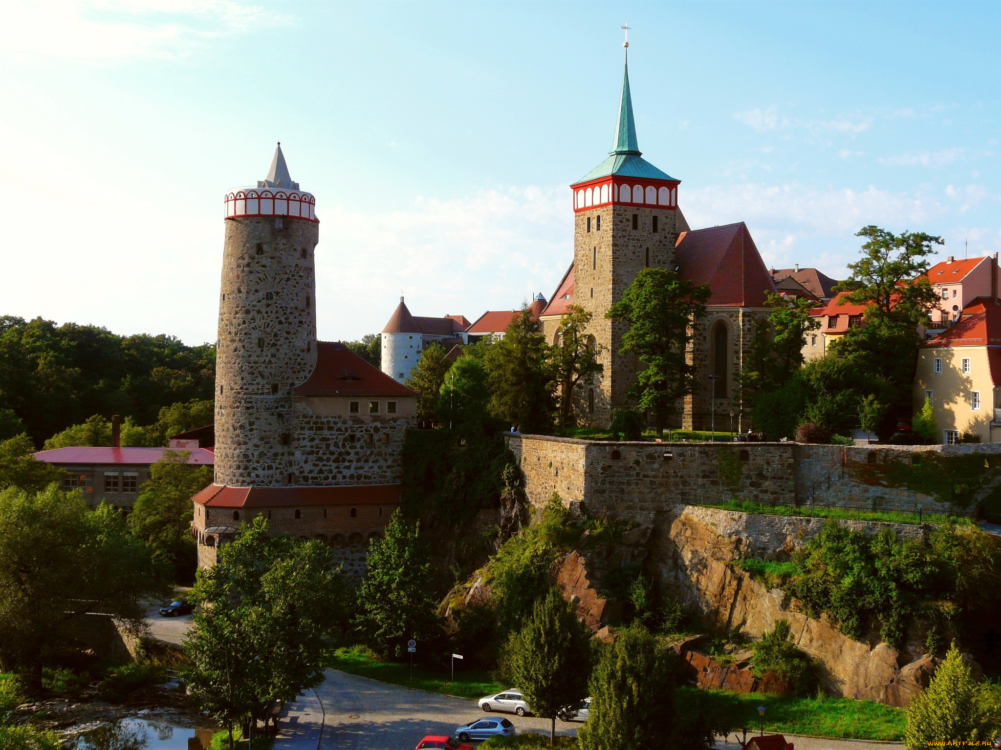 германия, саксония, баутцен, города, улицы, площади, набережные, улица, площадь, дома