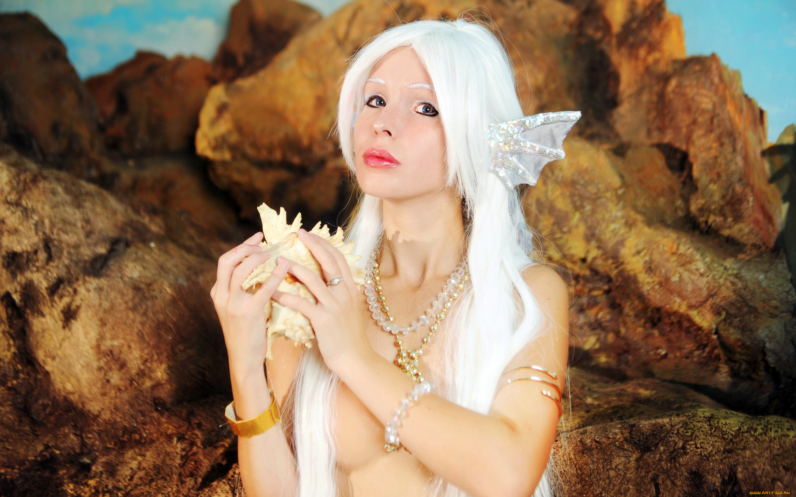 -Unsort, Креатив, девушки, unsort, креатив, ракушка