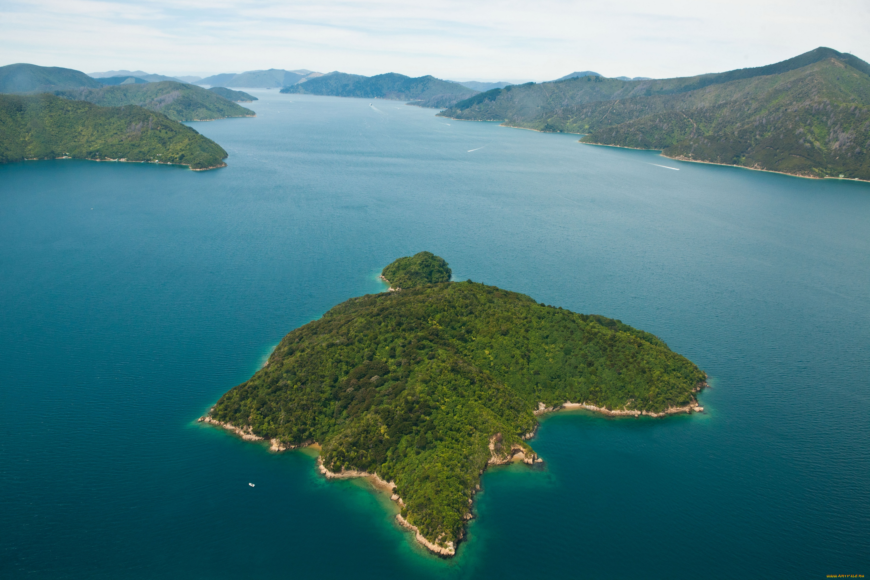 природа, моря, океаны, новая, зеландия