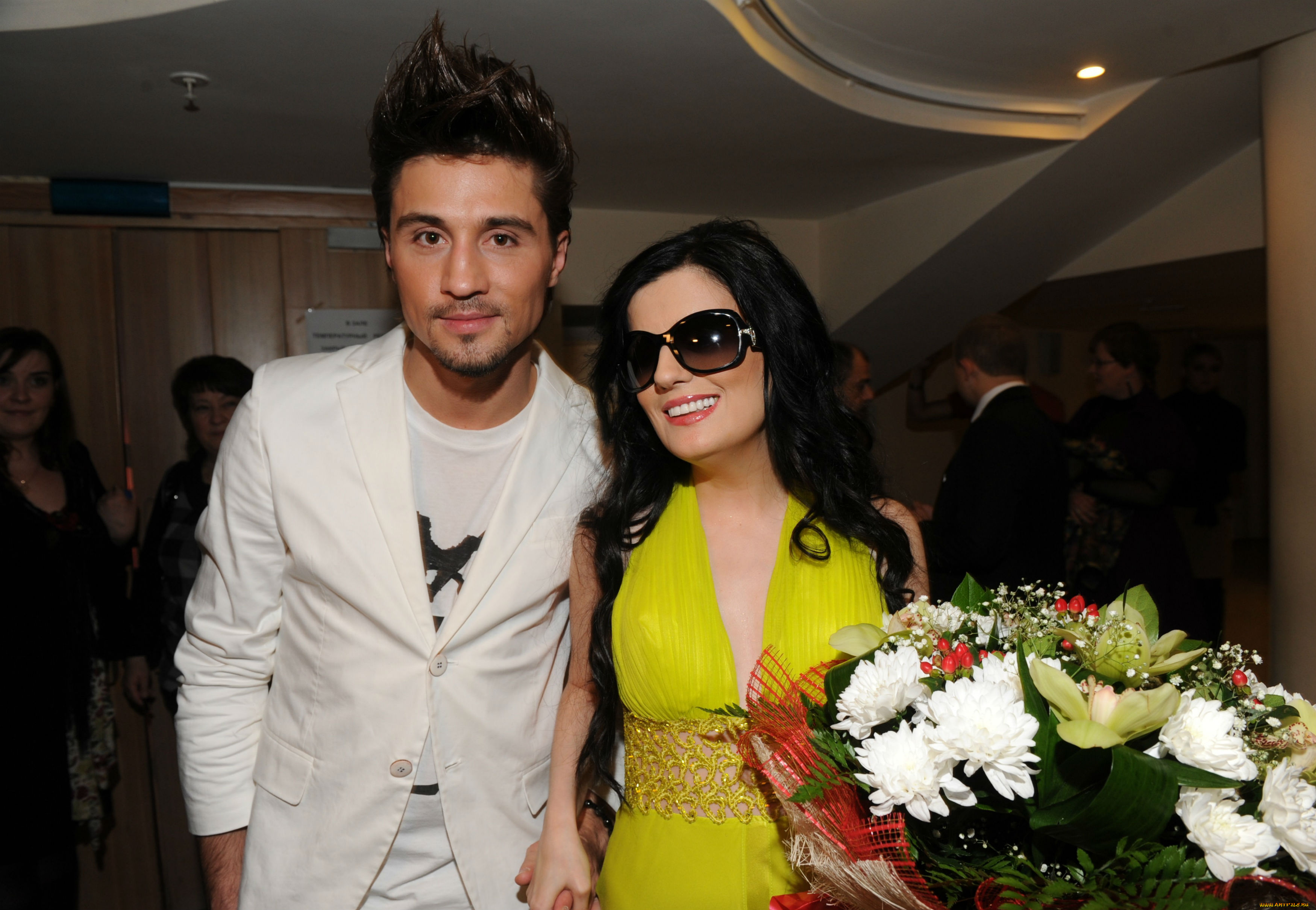 разное, знаменитости, диана, гурцкая, цветы, дима, билан