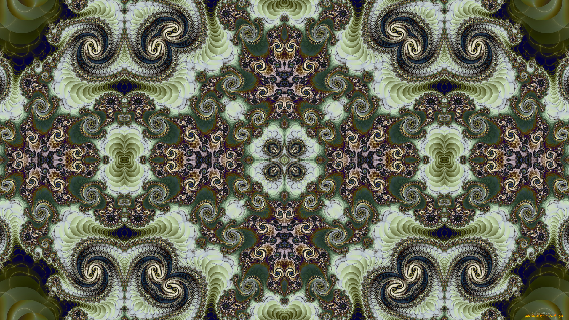 3д, графика, fractal, , фракталы, цвета, фон, узор