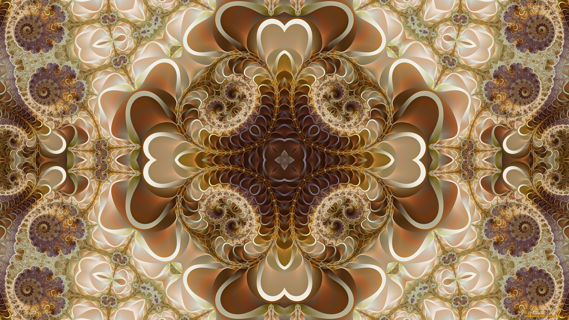 3д, графика, fractal, , фракталы, цвета, фон, узор