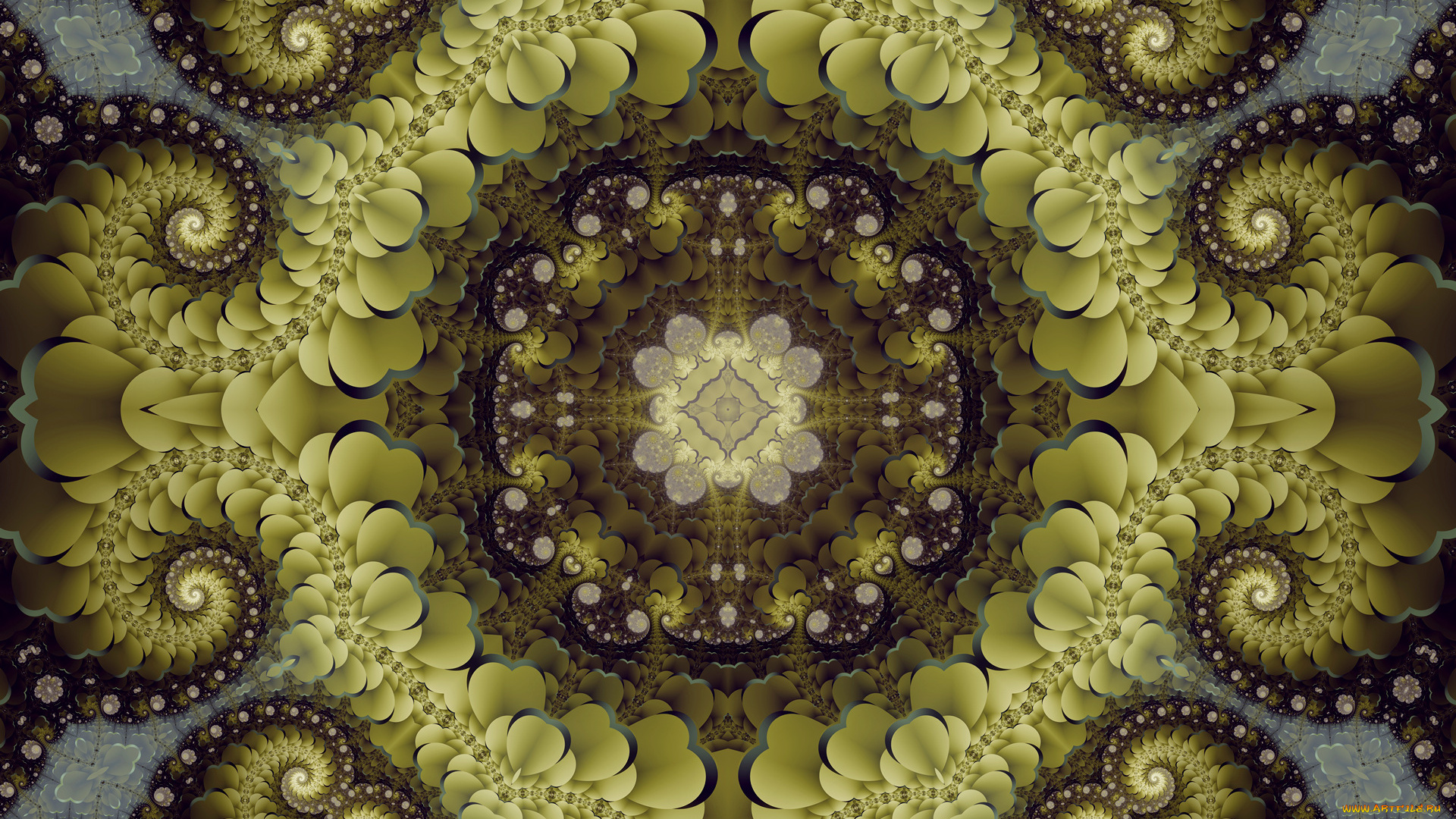 3д, графика, fractal, , фракталы, узор, цвета, фон