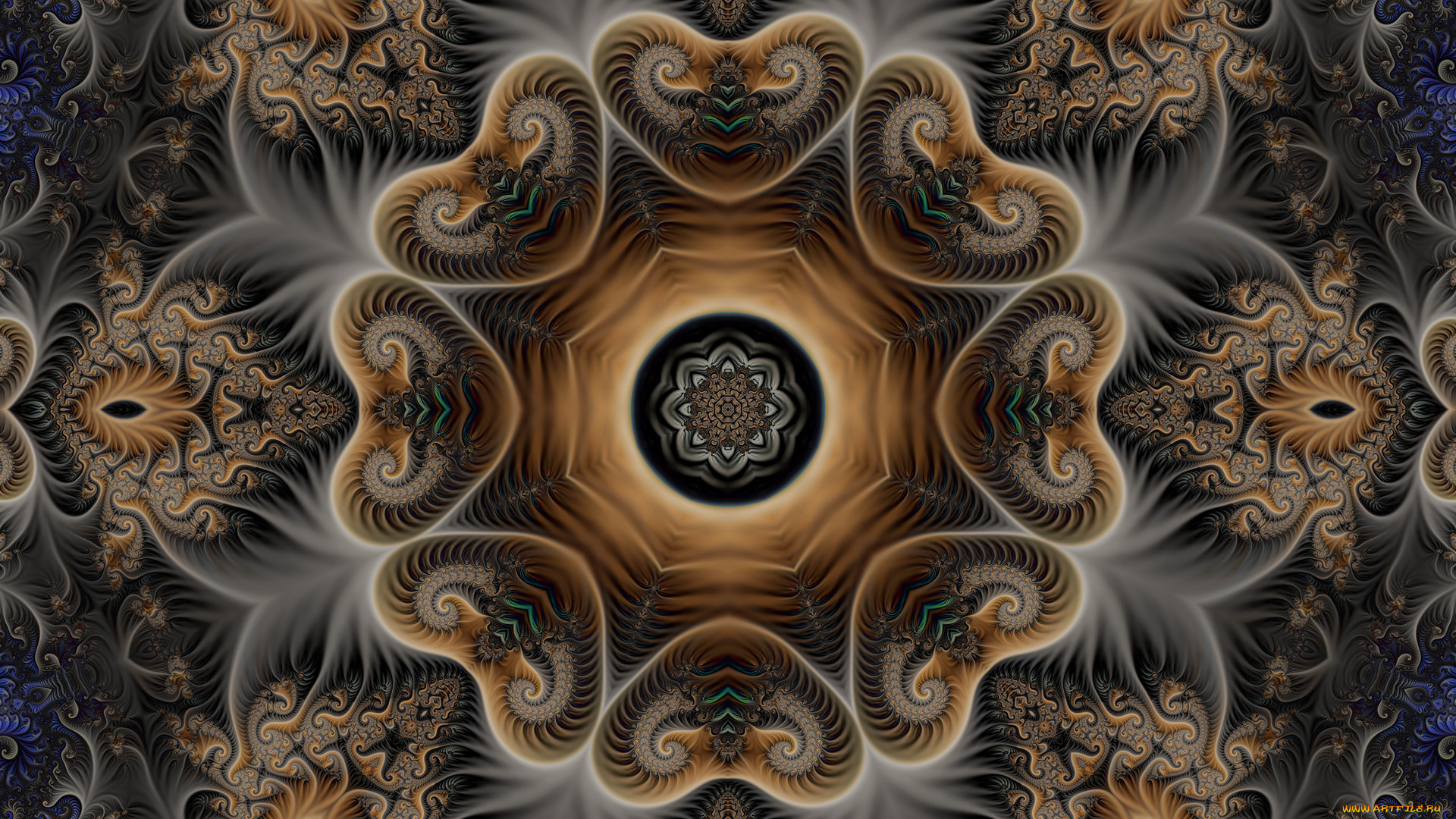 3д, графика, fractal, , фракталы, узор, фон, цвета