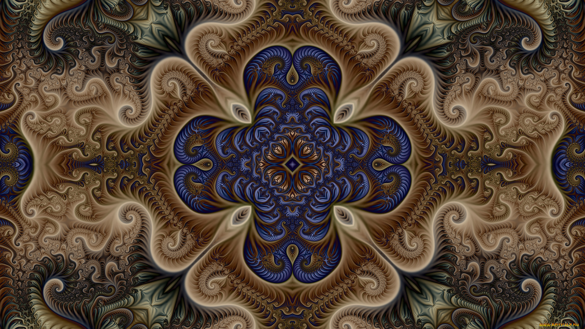 3д, графика, fractal, , фракталы, узор, фон, цвета