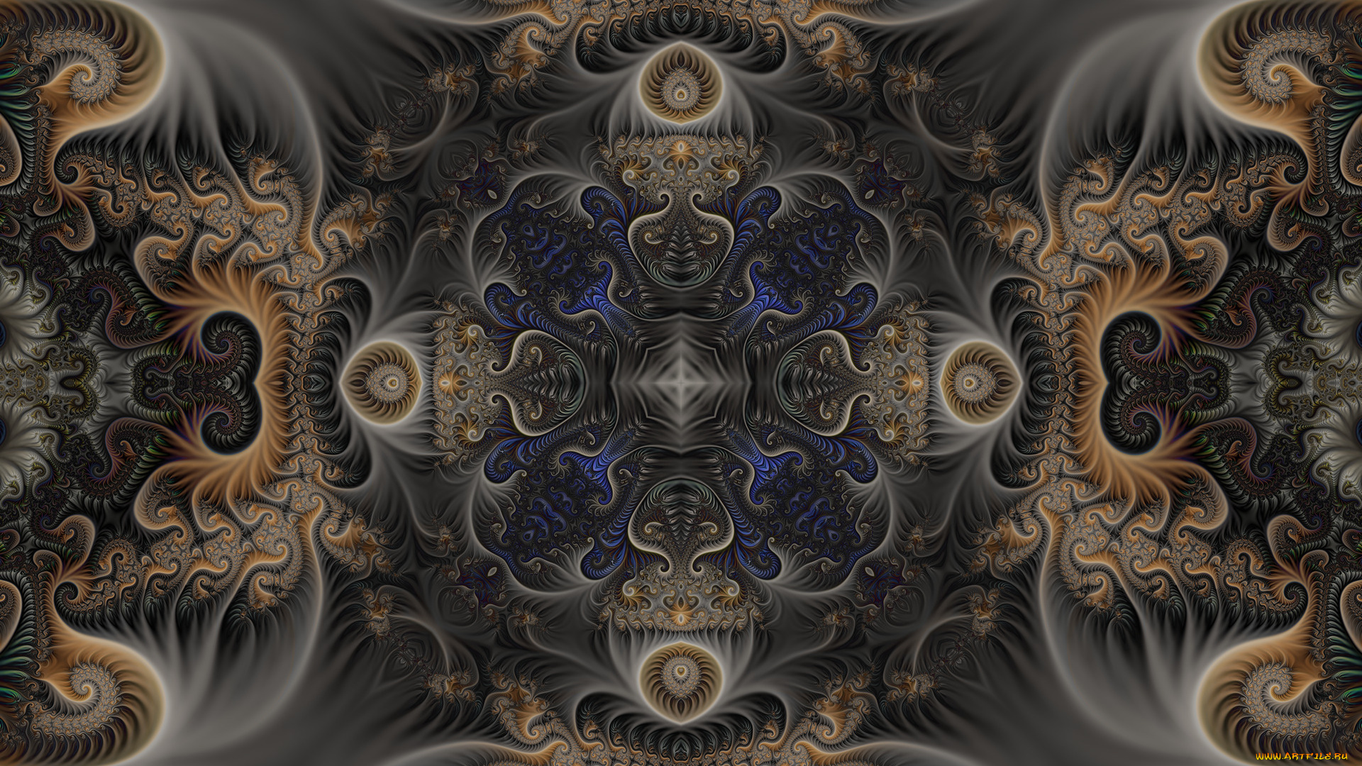 3д, графика, fractal, , фракталы, узор, фон, цвета