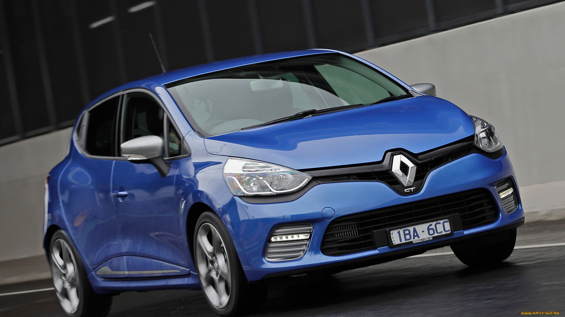 автомобили, renault, синий, 2014г, au-spec, clio, gt