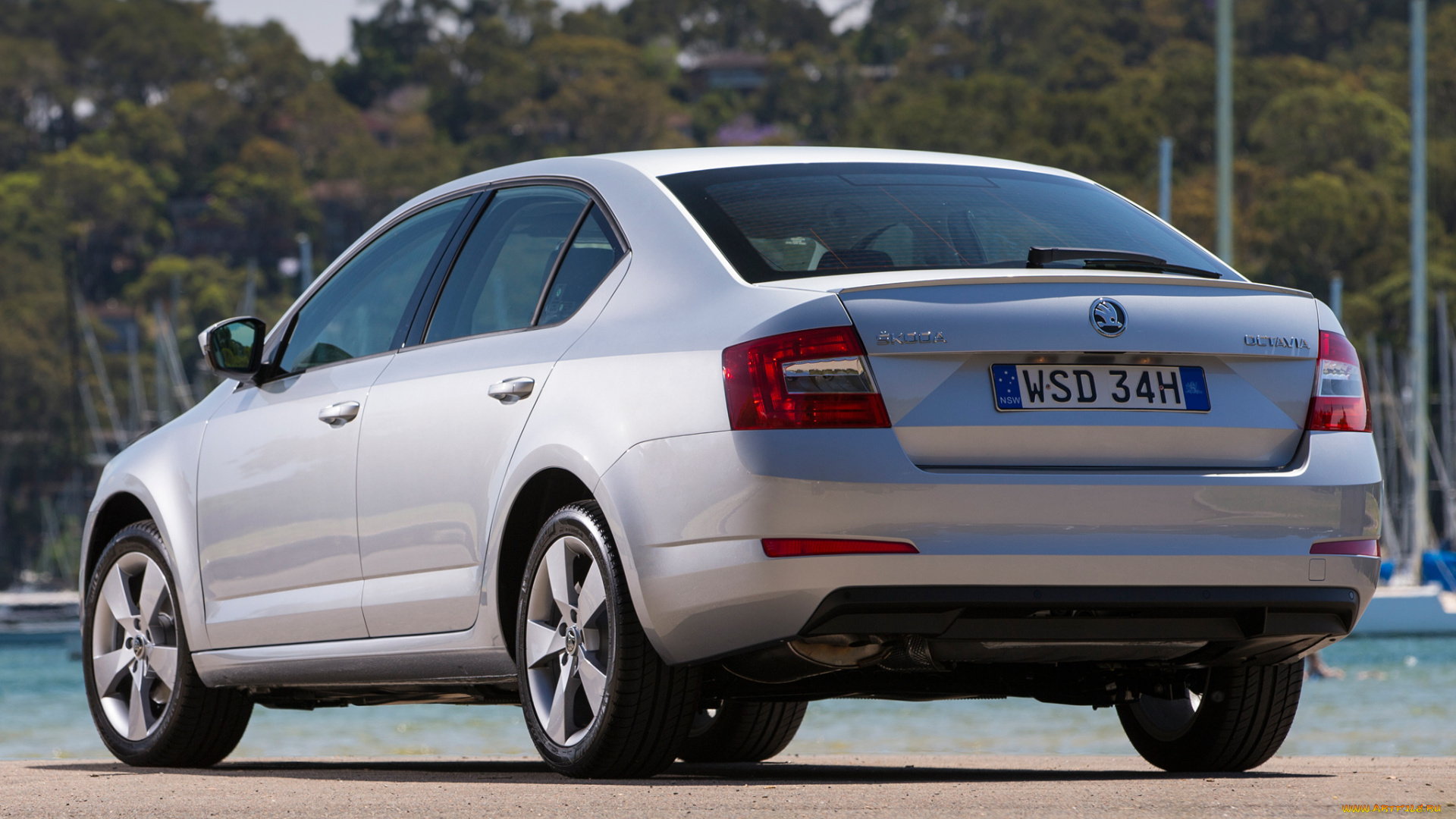 автомобили, skoda, 5e, wagon, octavia, серый