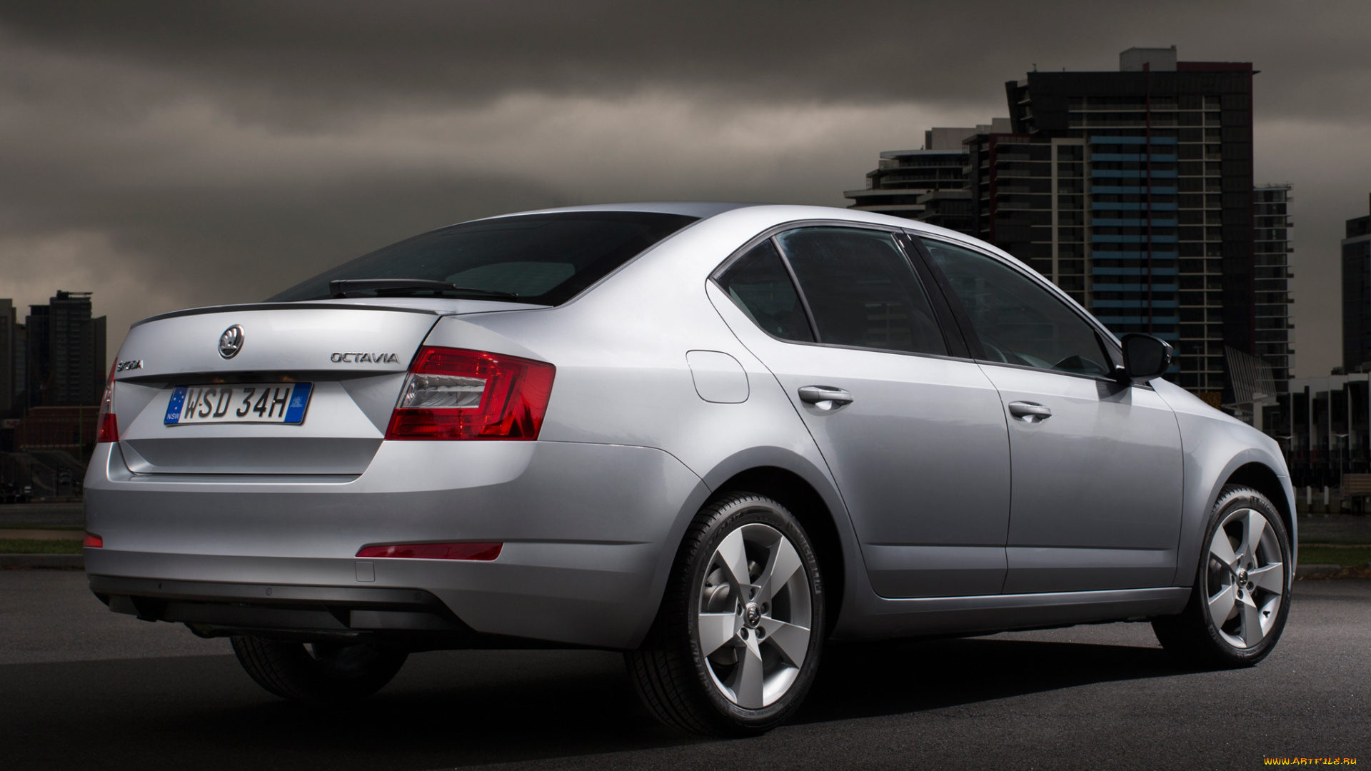 автомобили, skoda, серый, 5e, wagon, octavia